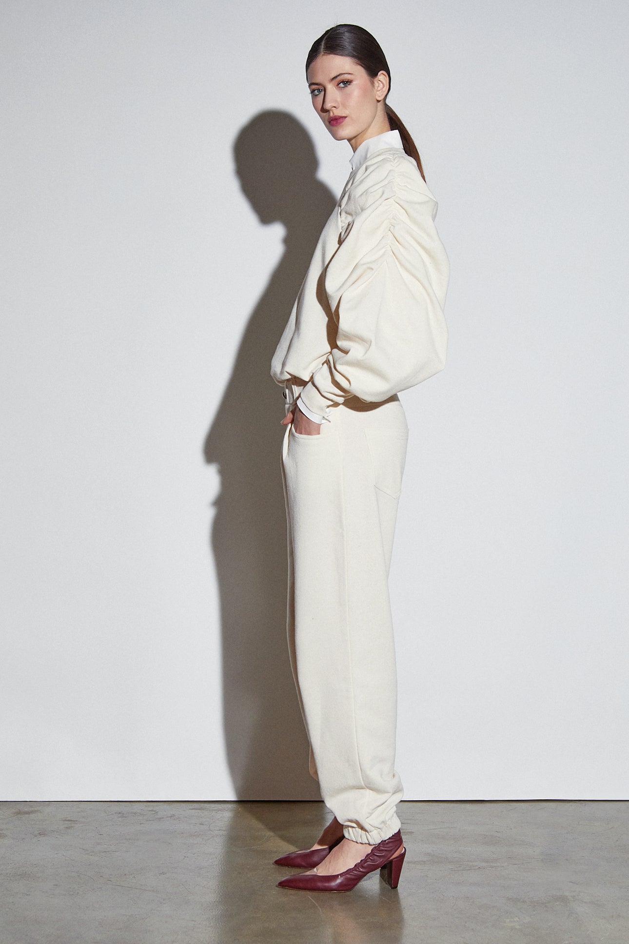 Sweat Xenia Blanc Cassé