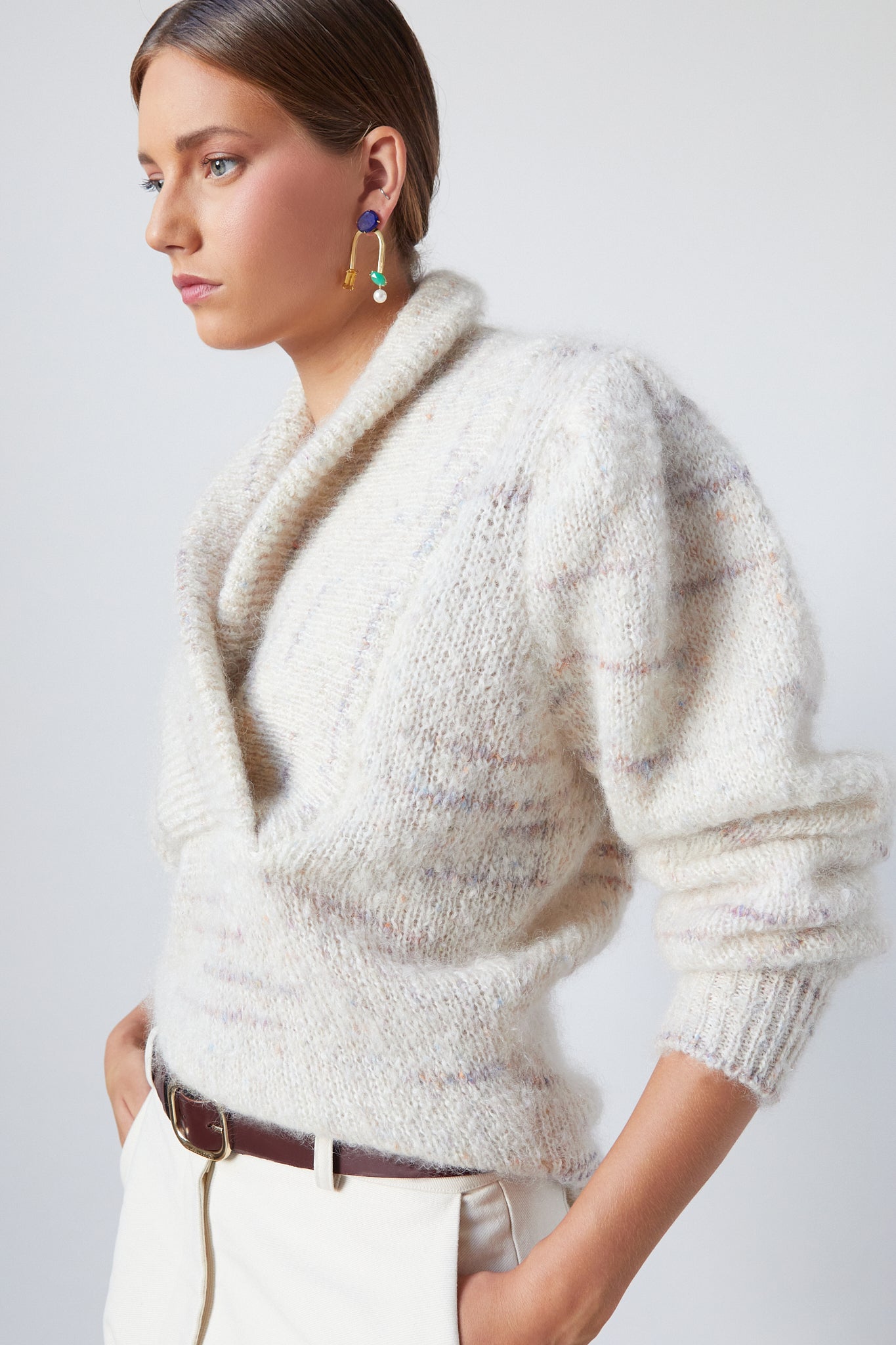 Ronald Sweater Oat Melange