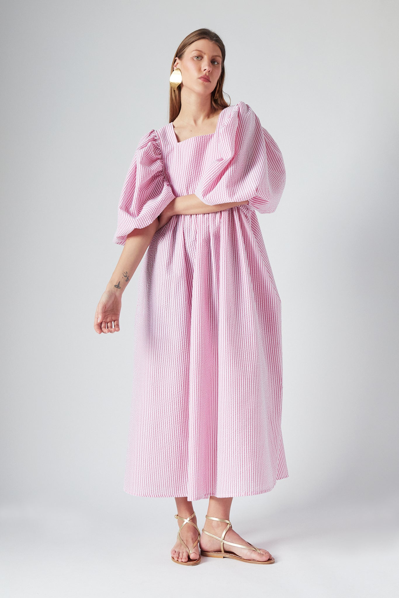 Peggy Dress Ibiza Red