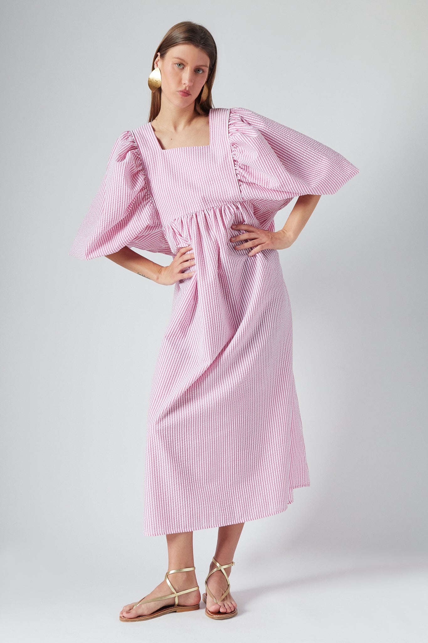 Peggy Dress Ibiza Red