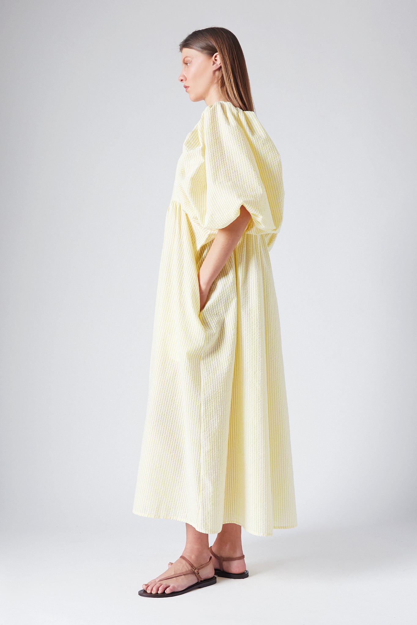 Peggy Dress Ibiza Yellow