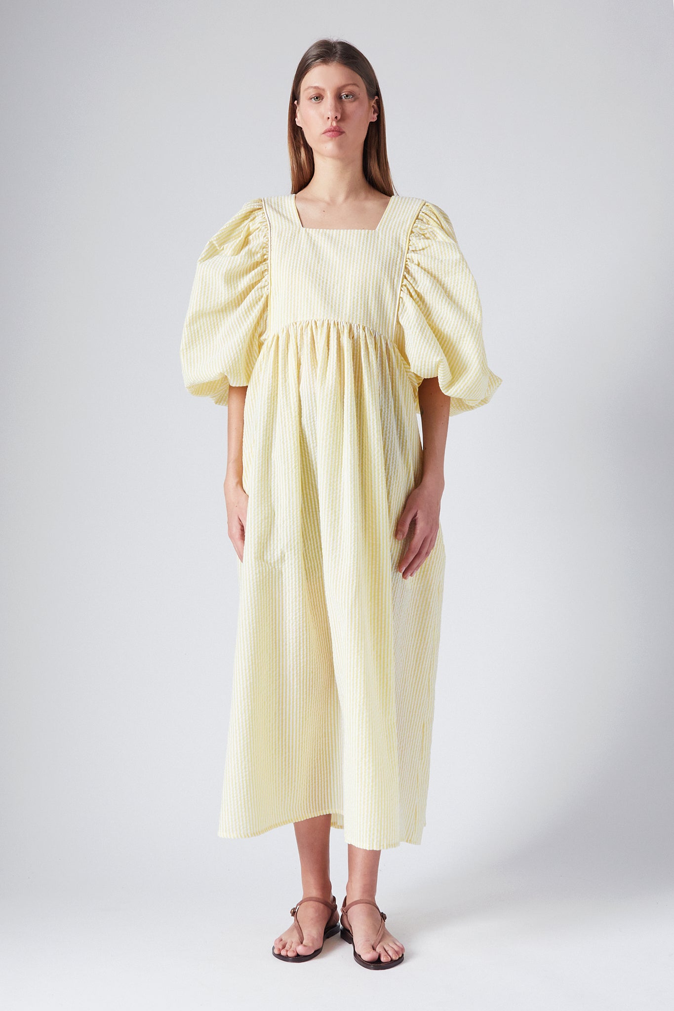 Peggy Dress Ibiza Yellow