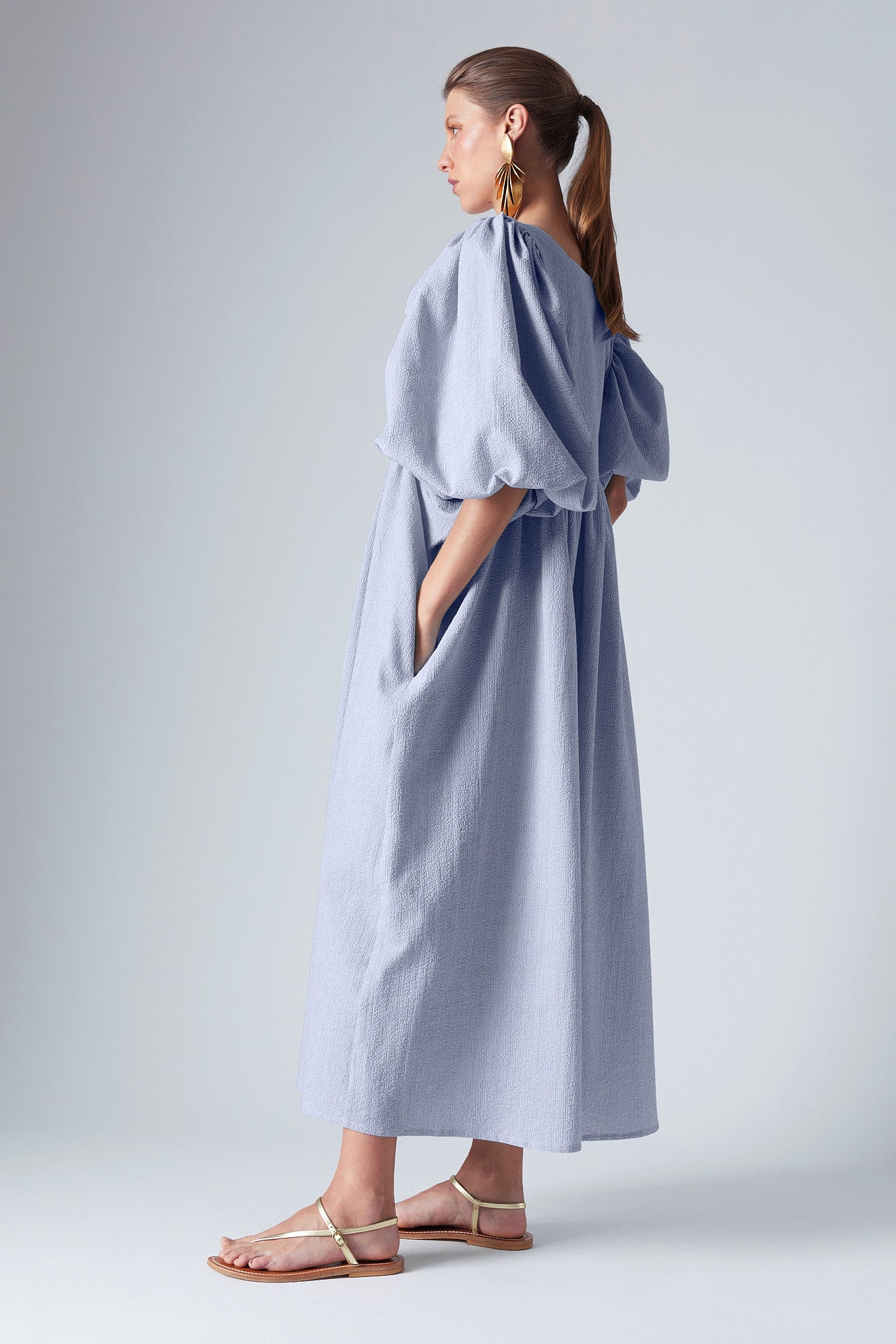 Peggy Dress Blueberry