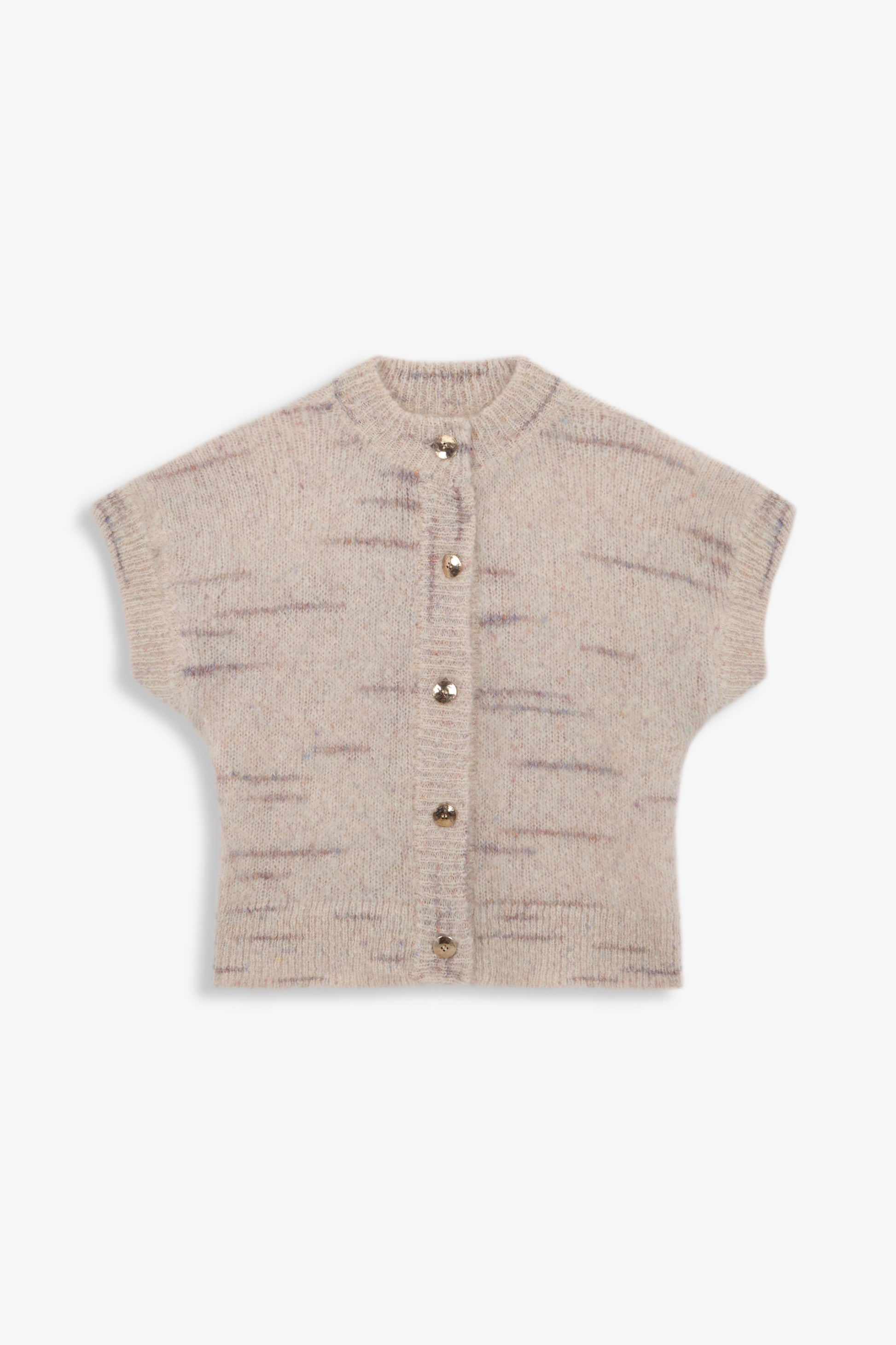 Luca Vest Oat Melange