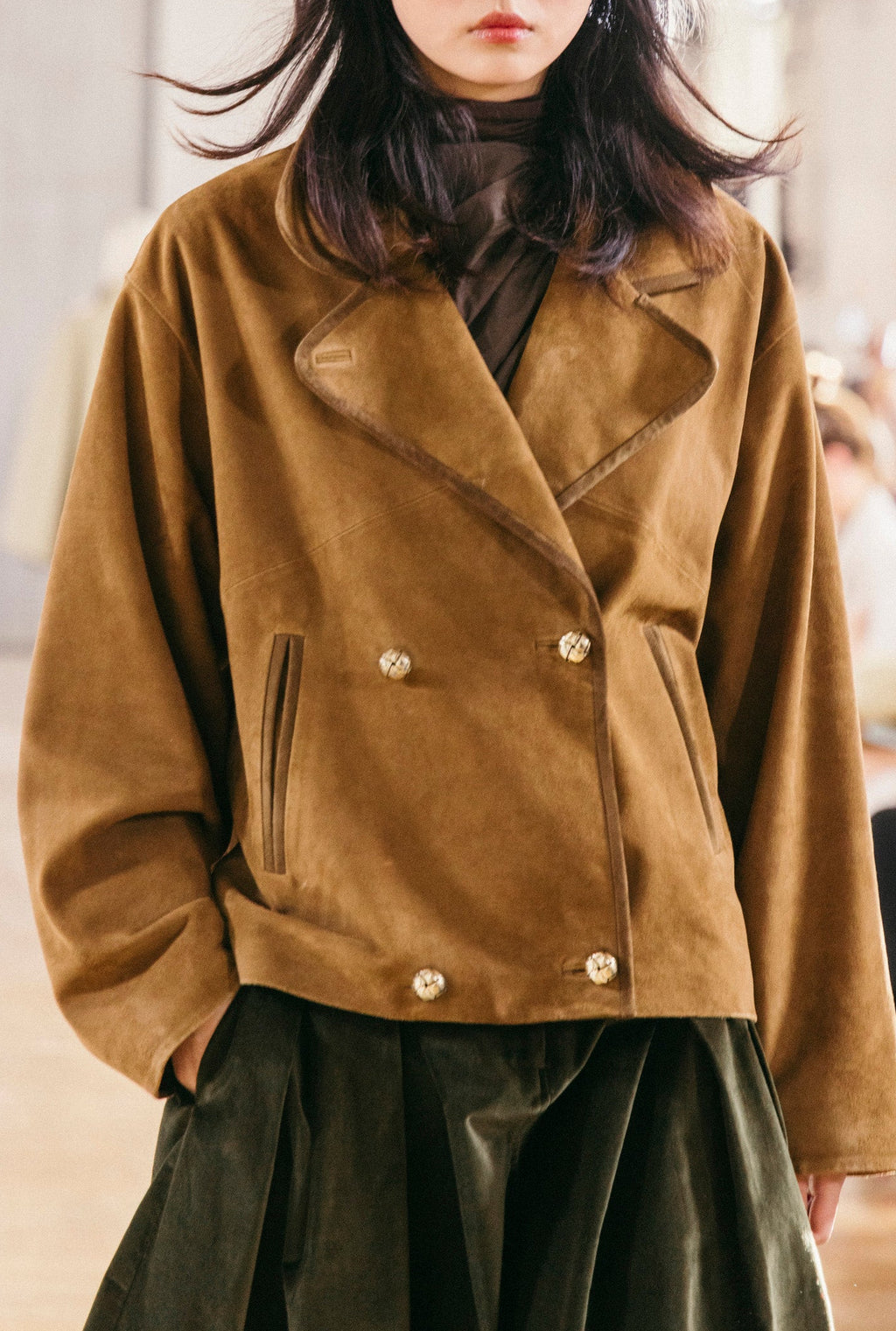 Bruno Jacket Caramel Suede