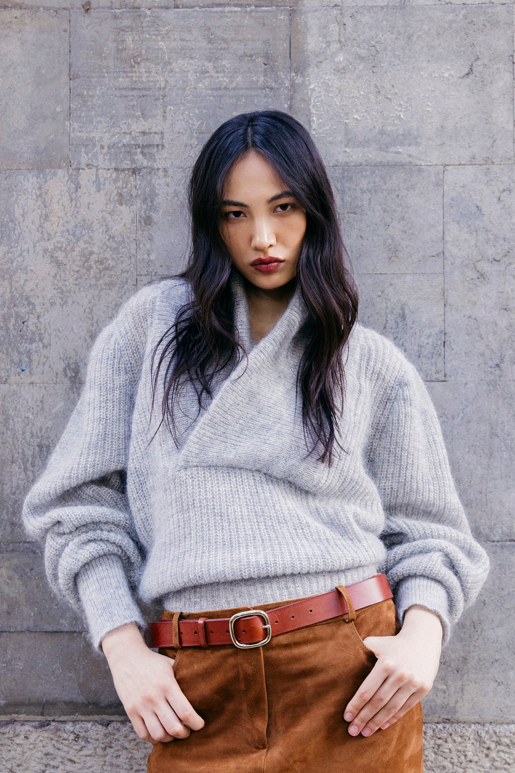 Ronald Sweater Grey Melange