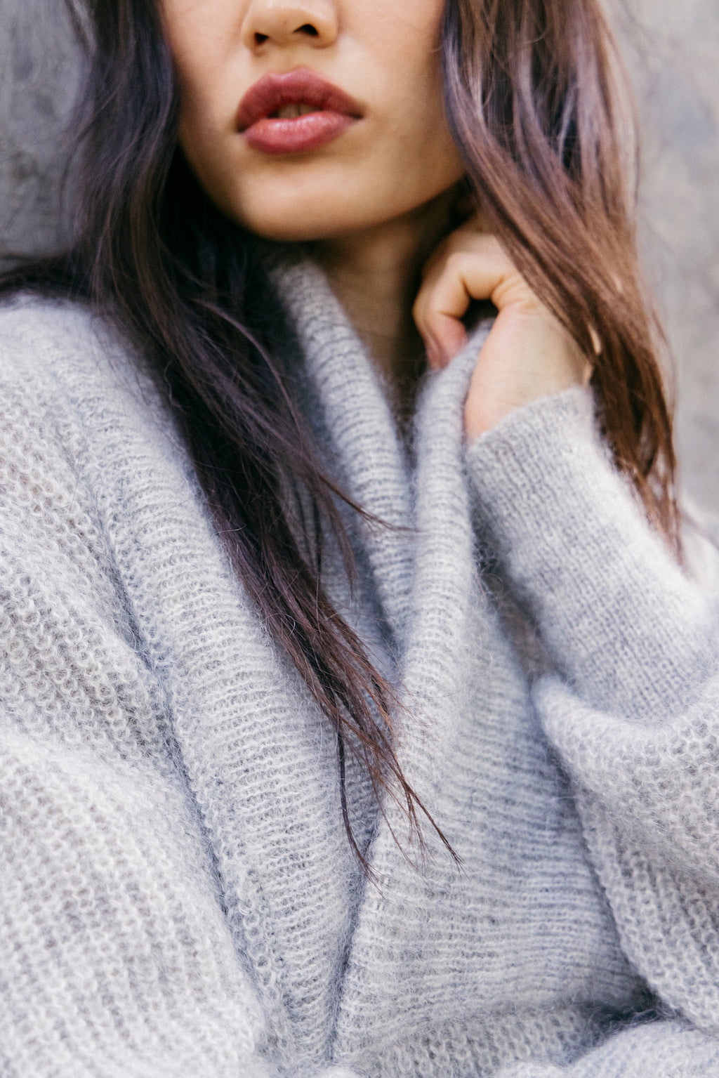 Ronald Sweater Grey Melange