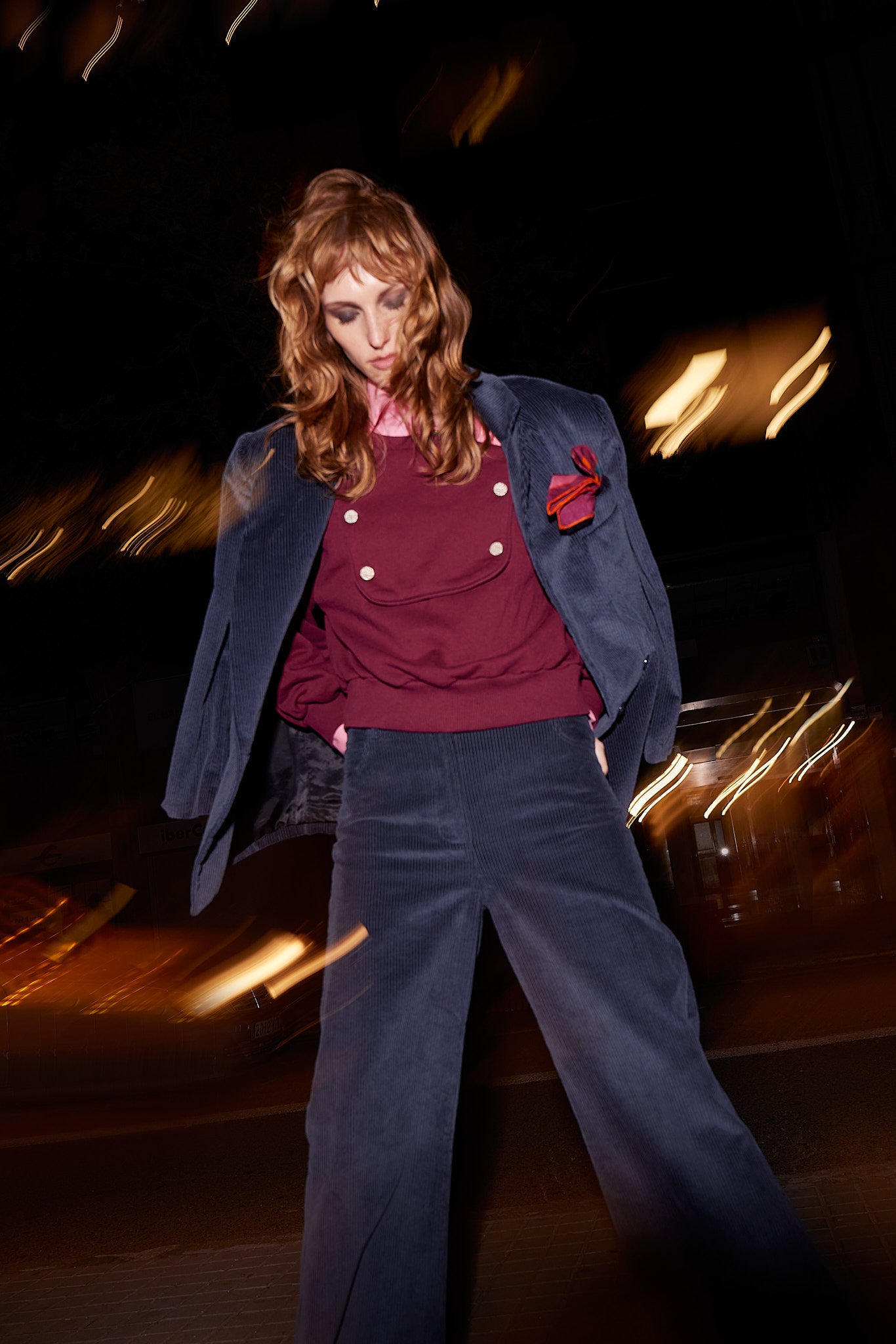 Elvis Pants Petrol Corduroy