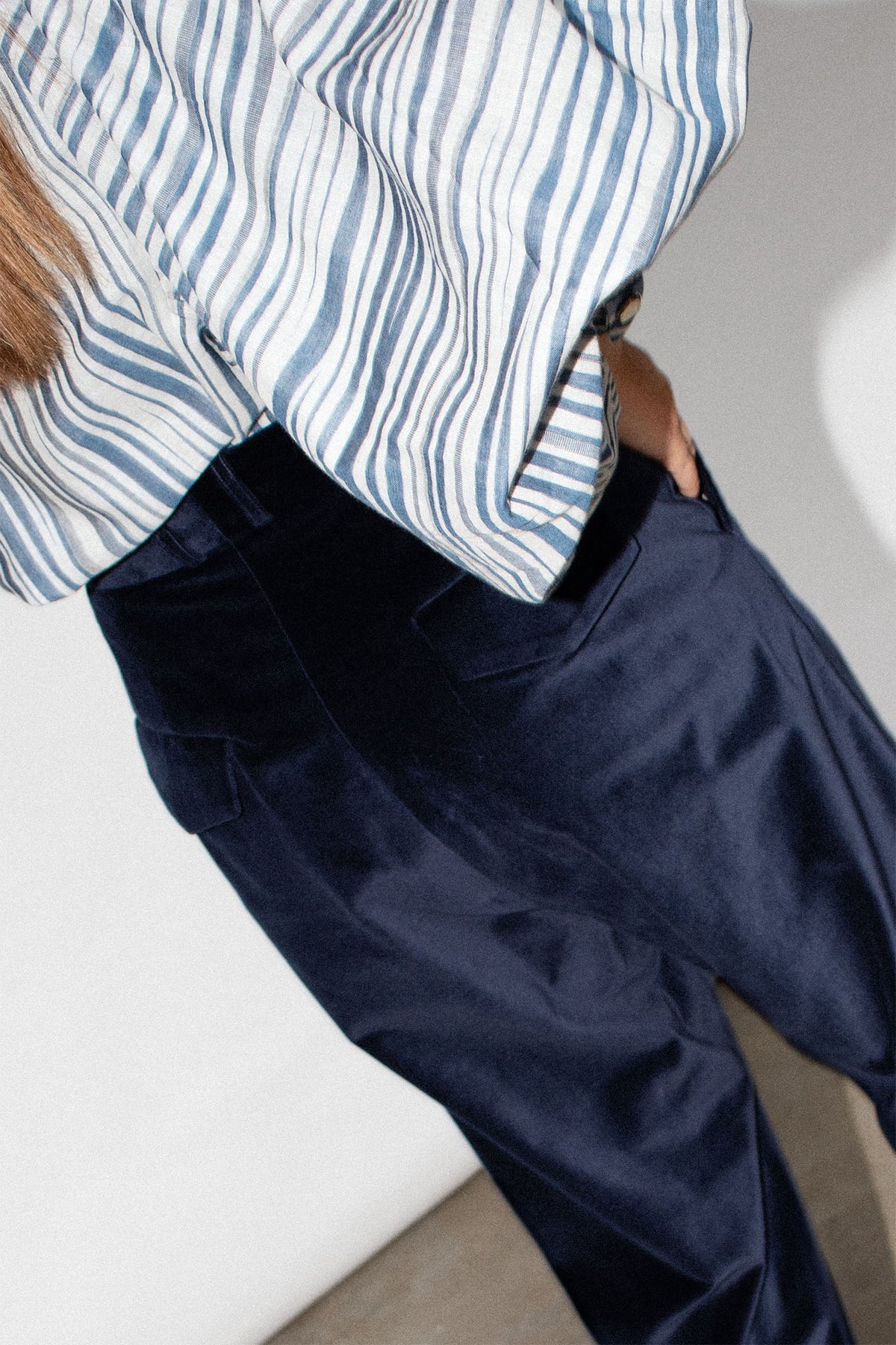 Louise Tailoring Pants Nuit Velvet