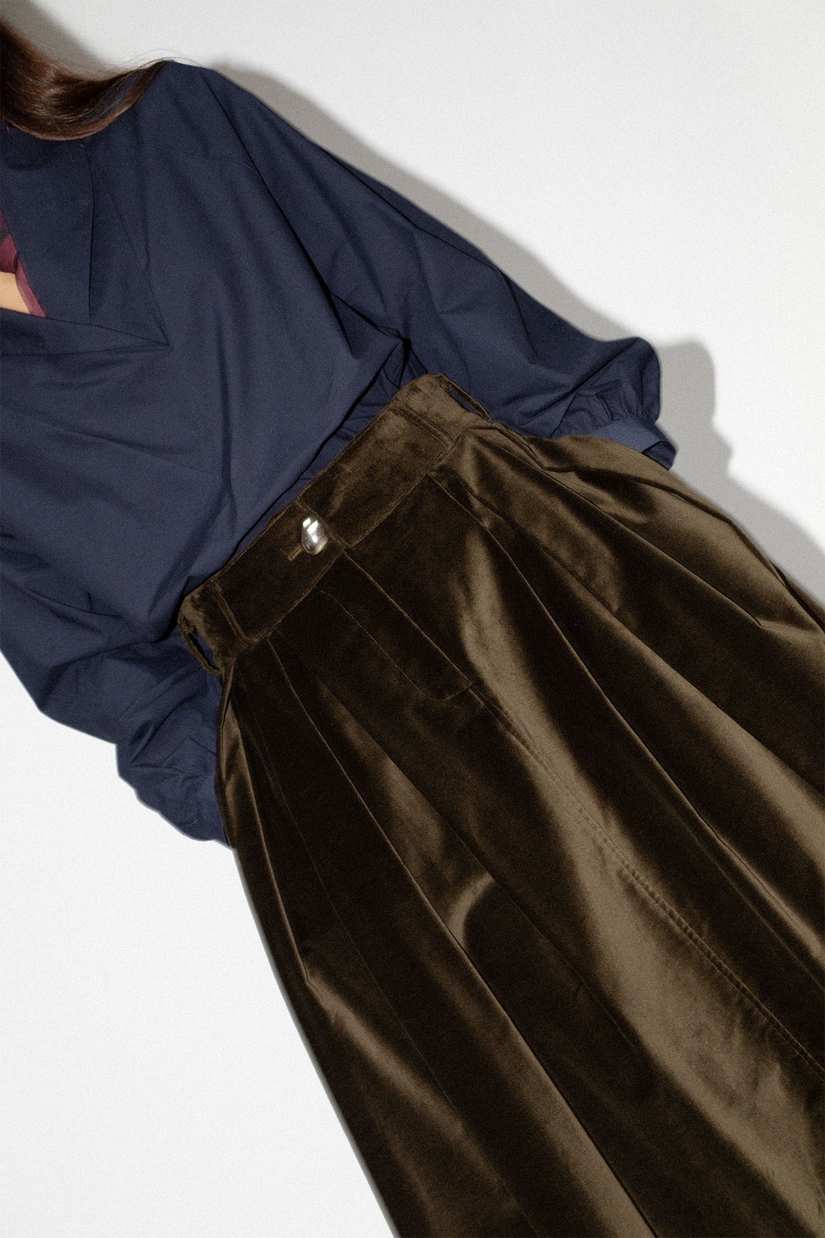Keaton Skirt Emerald Velvet