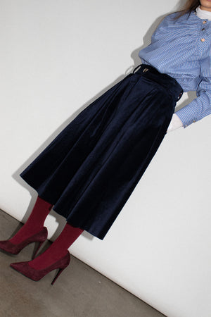 Keaton Skirt Nuit Velvet
