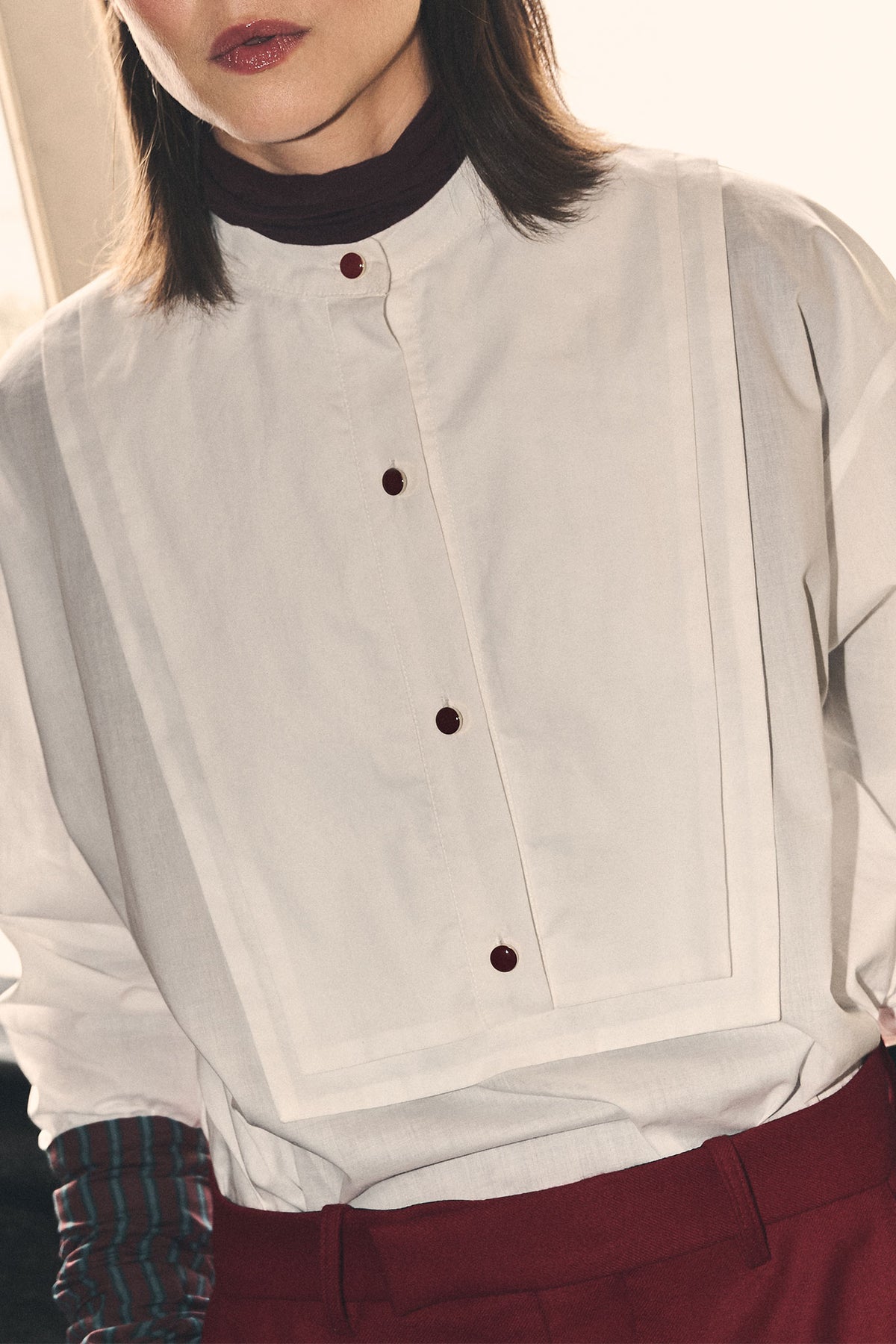 Violet Shirt Off-White