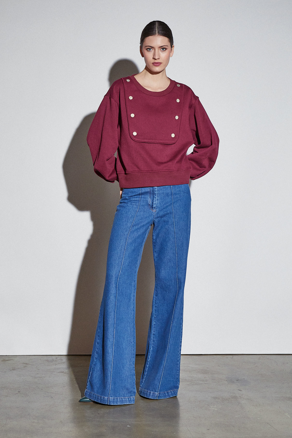 Poppy Sweatshirt Burgundy