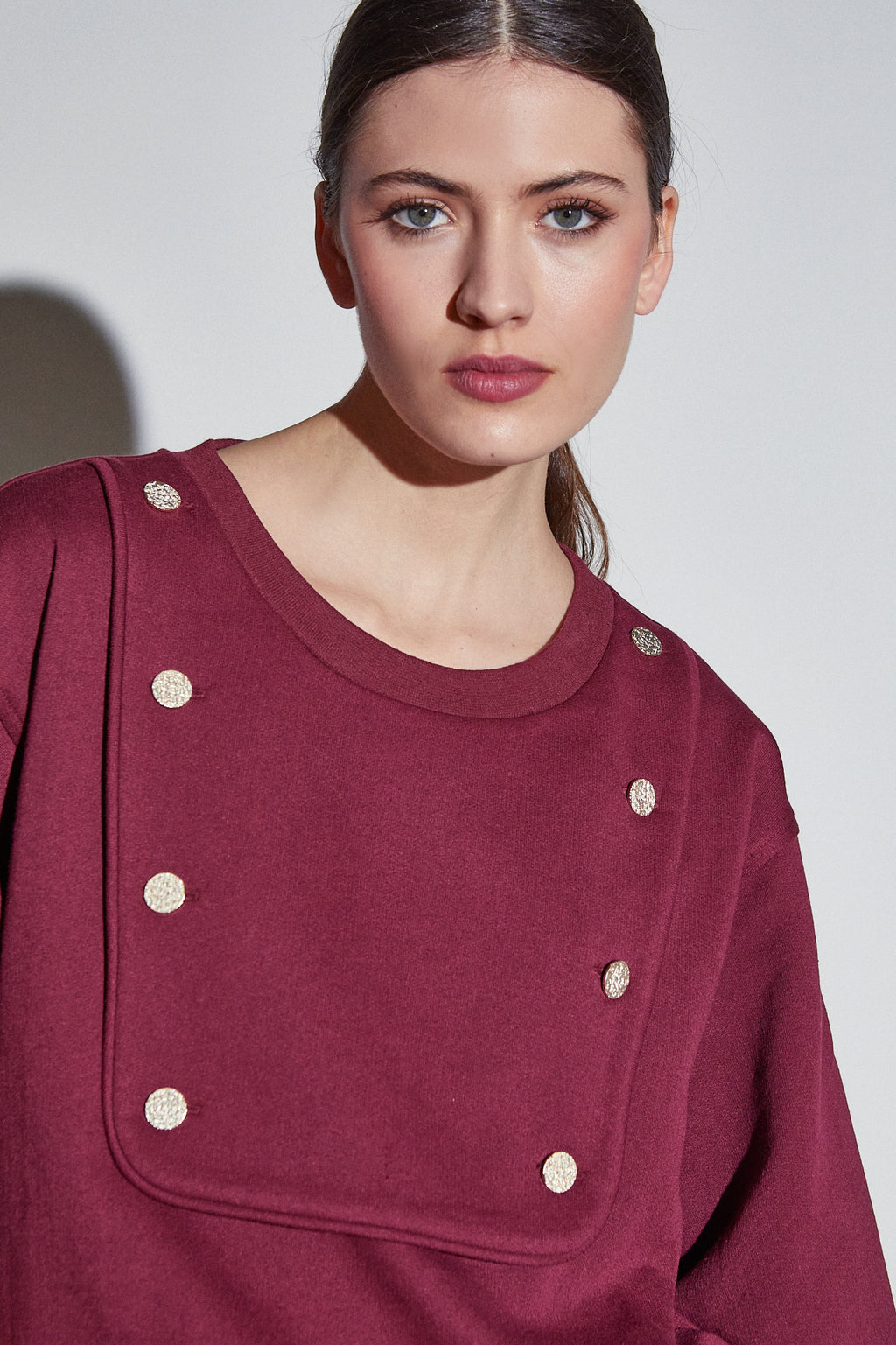 Poppy Sweatshirt Burgundy