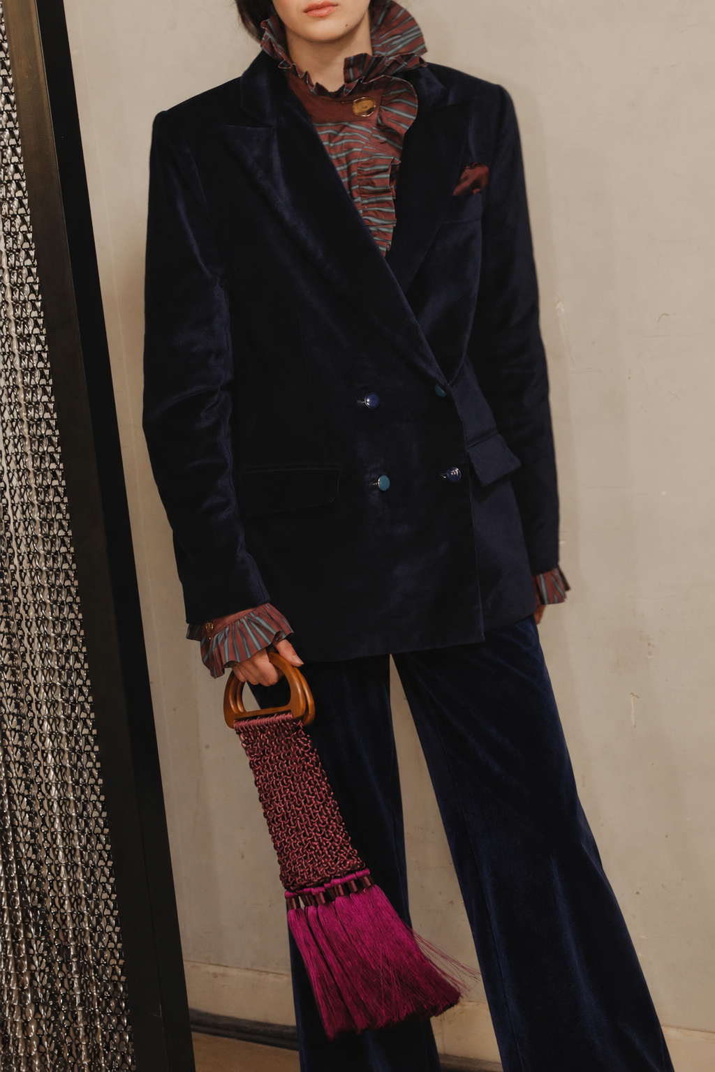 Tony Tailoring Jacket Nuit Velvet