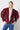 Camila Jacket Maroon Corduroy