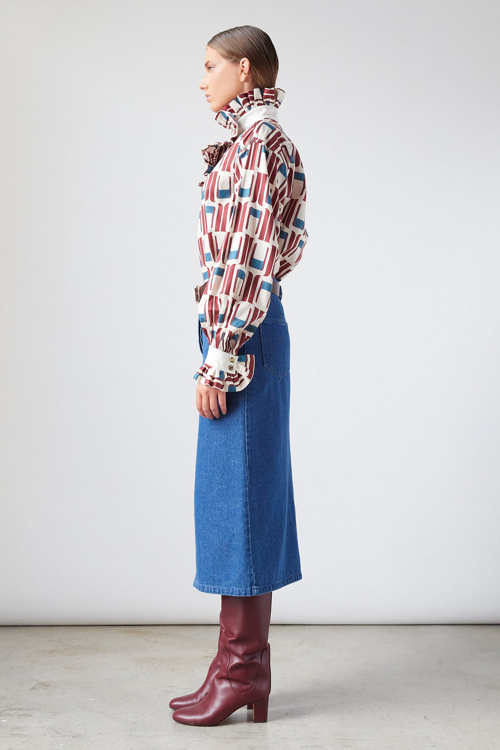 Ruth Skirt Dark Denim