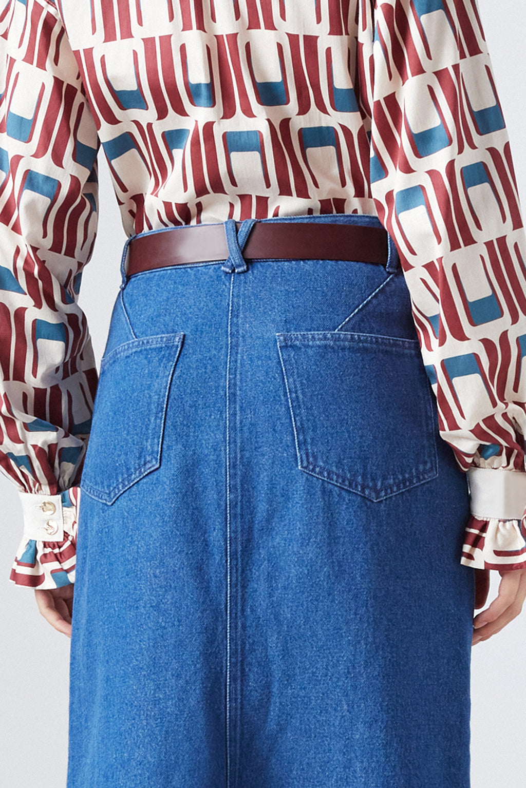 Ruth Skirt Dark Denim