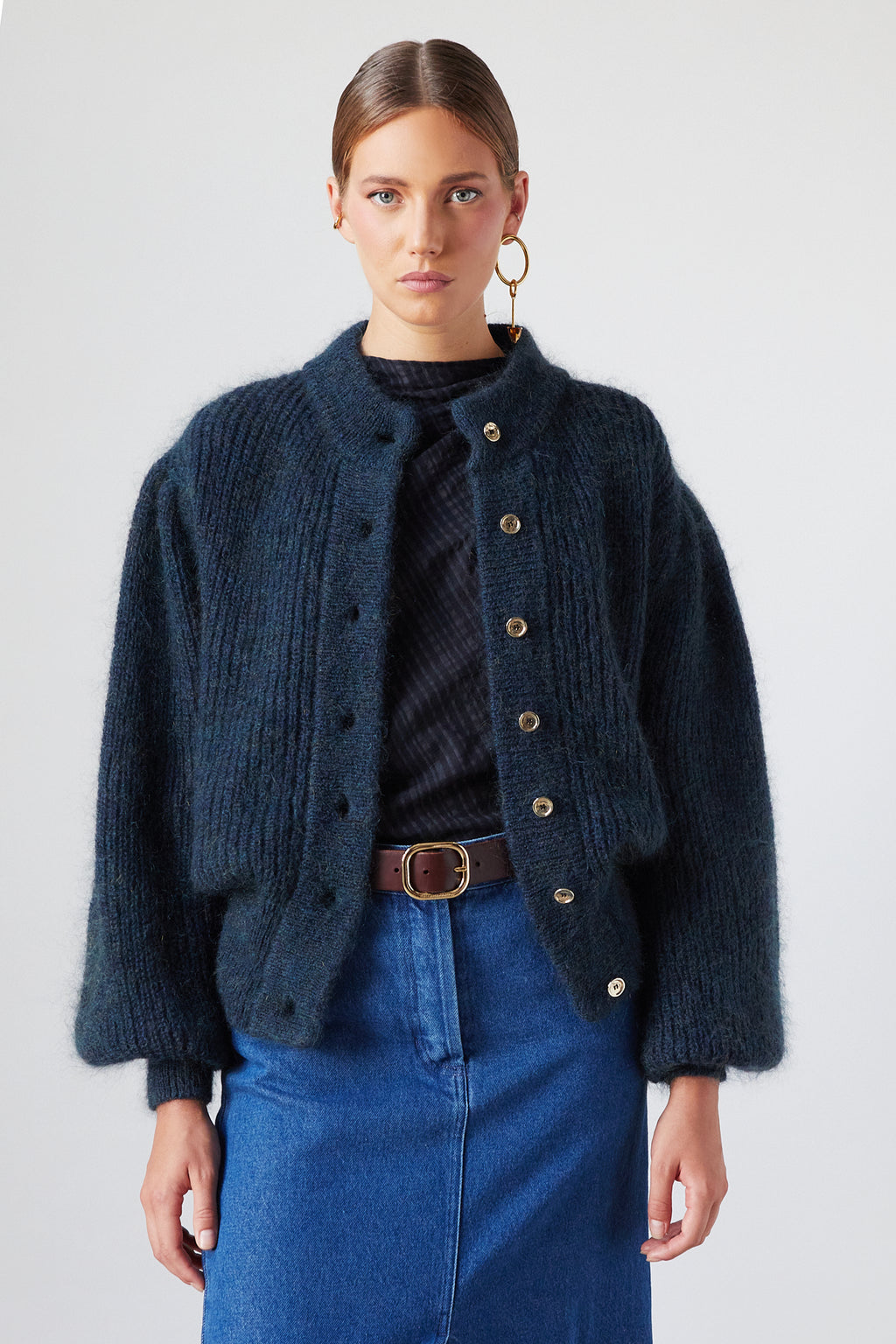 Leandra Cardigan Forest