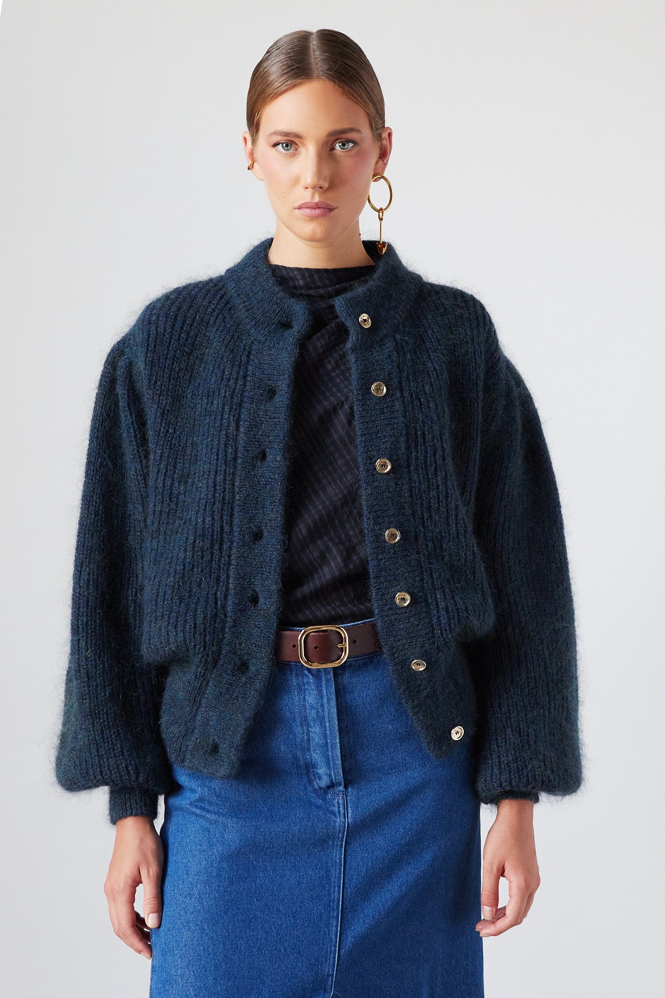 Leandra Cardigan Forest