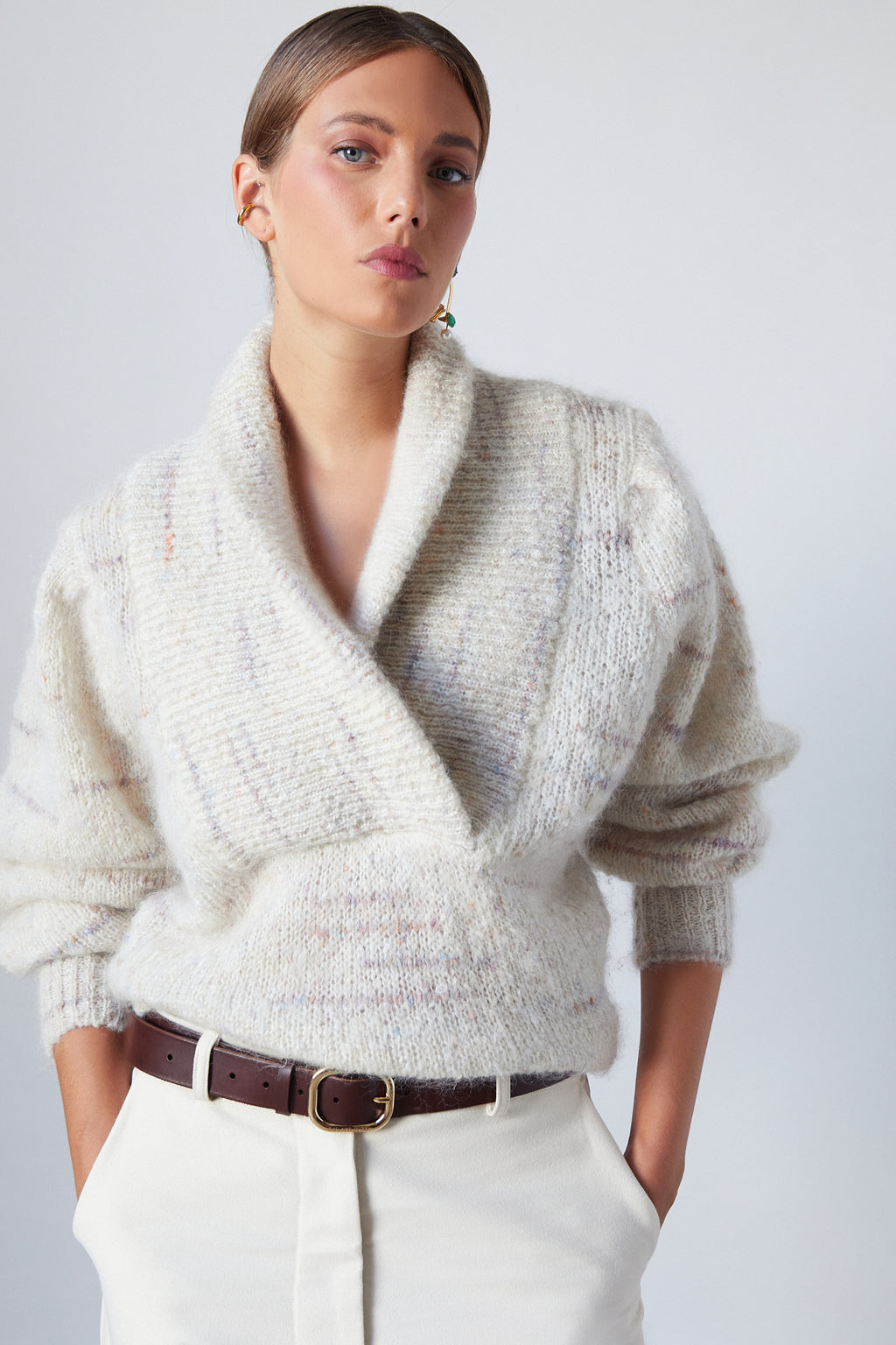 Ronald Sweater Oat Melange