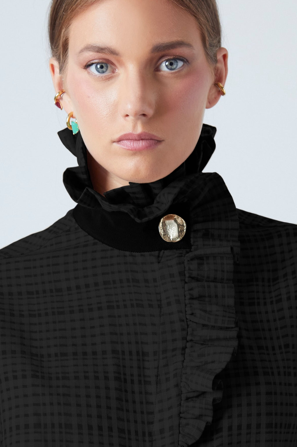 Camisa de ajedrez de Ezra