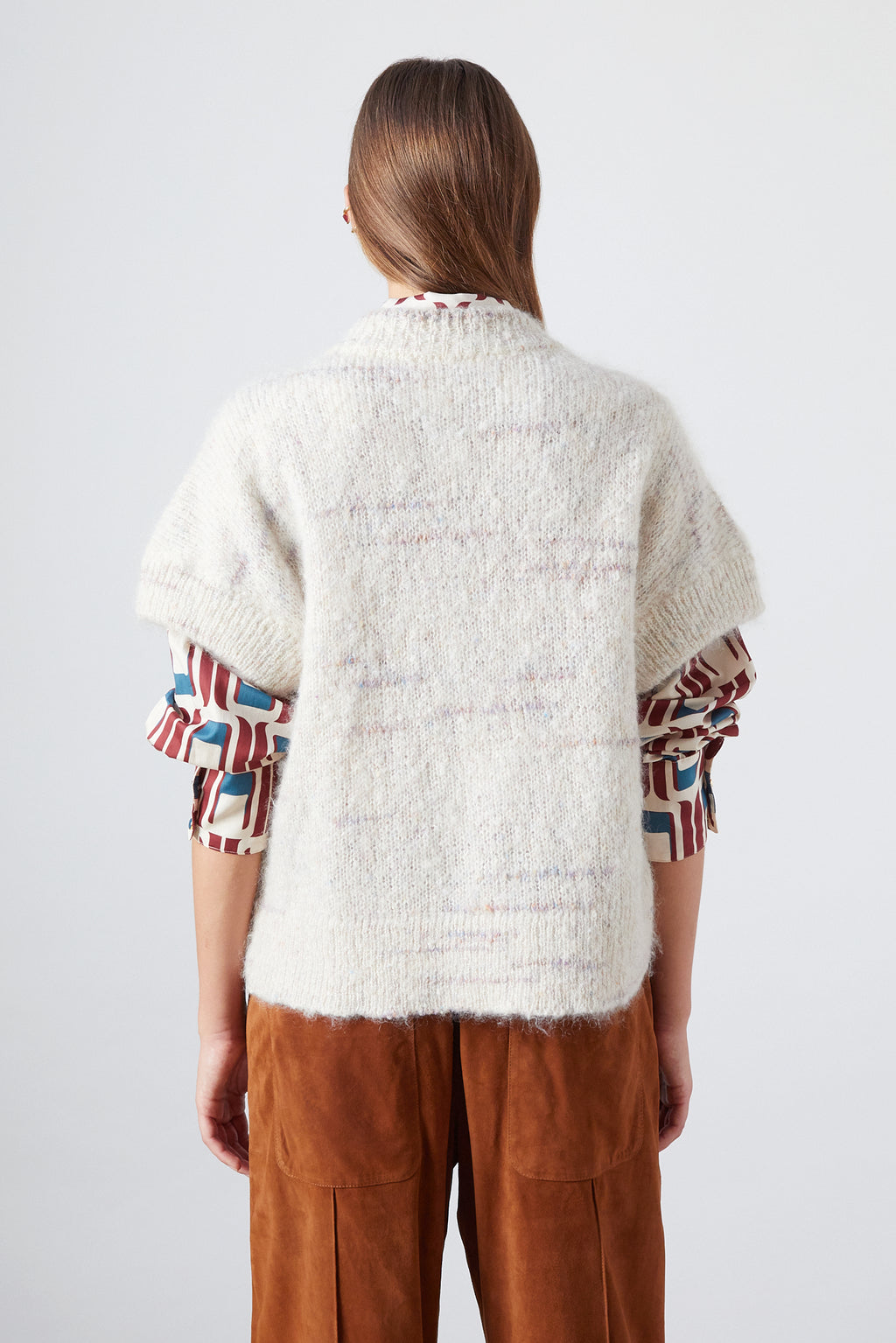 Luca Vest Oat Melange