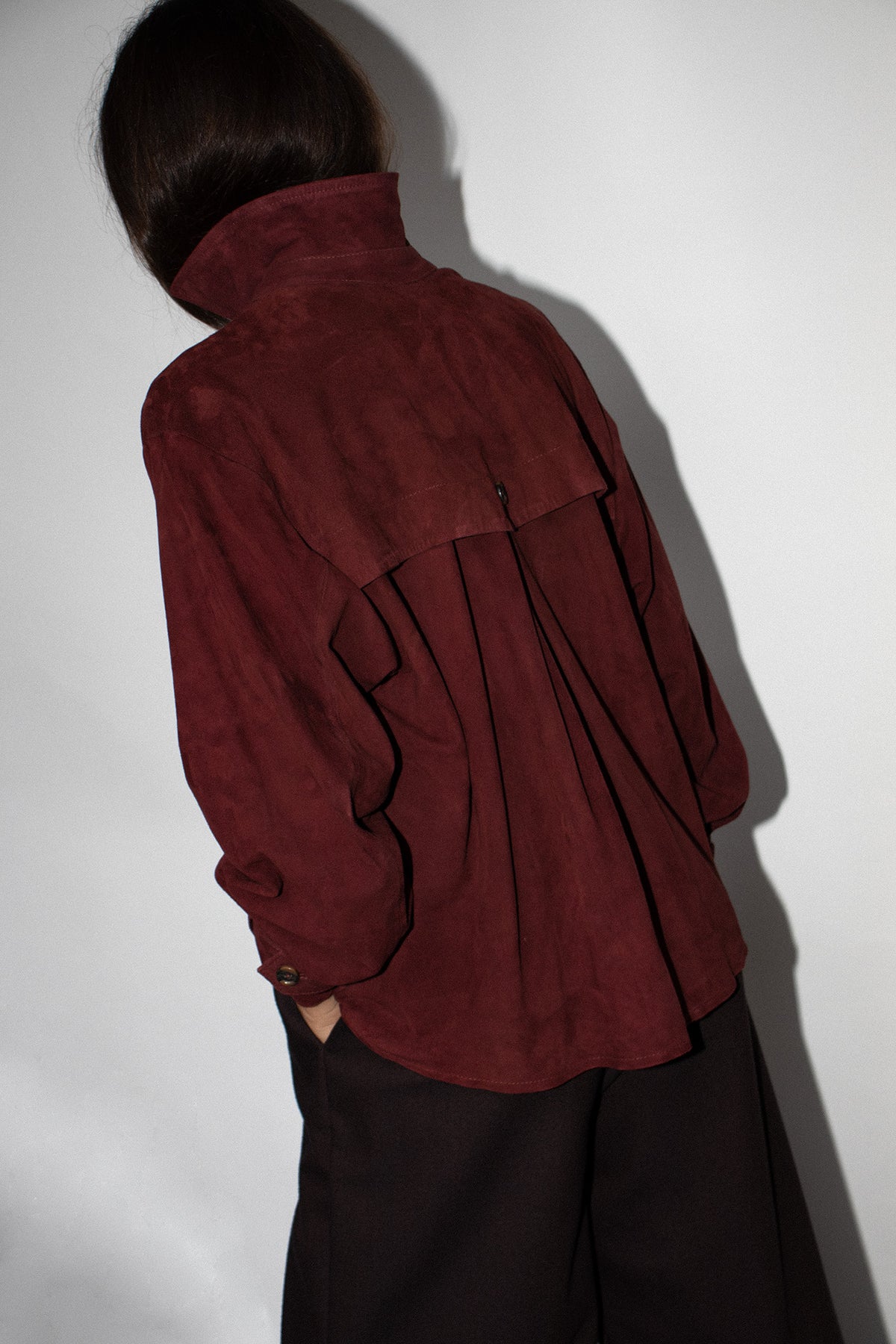 Leti Shirt Bordeaux Suede