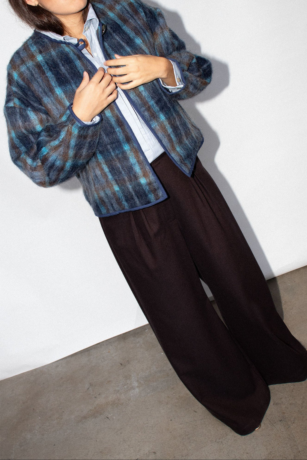 Vera Jacket Dusty Blue