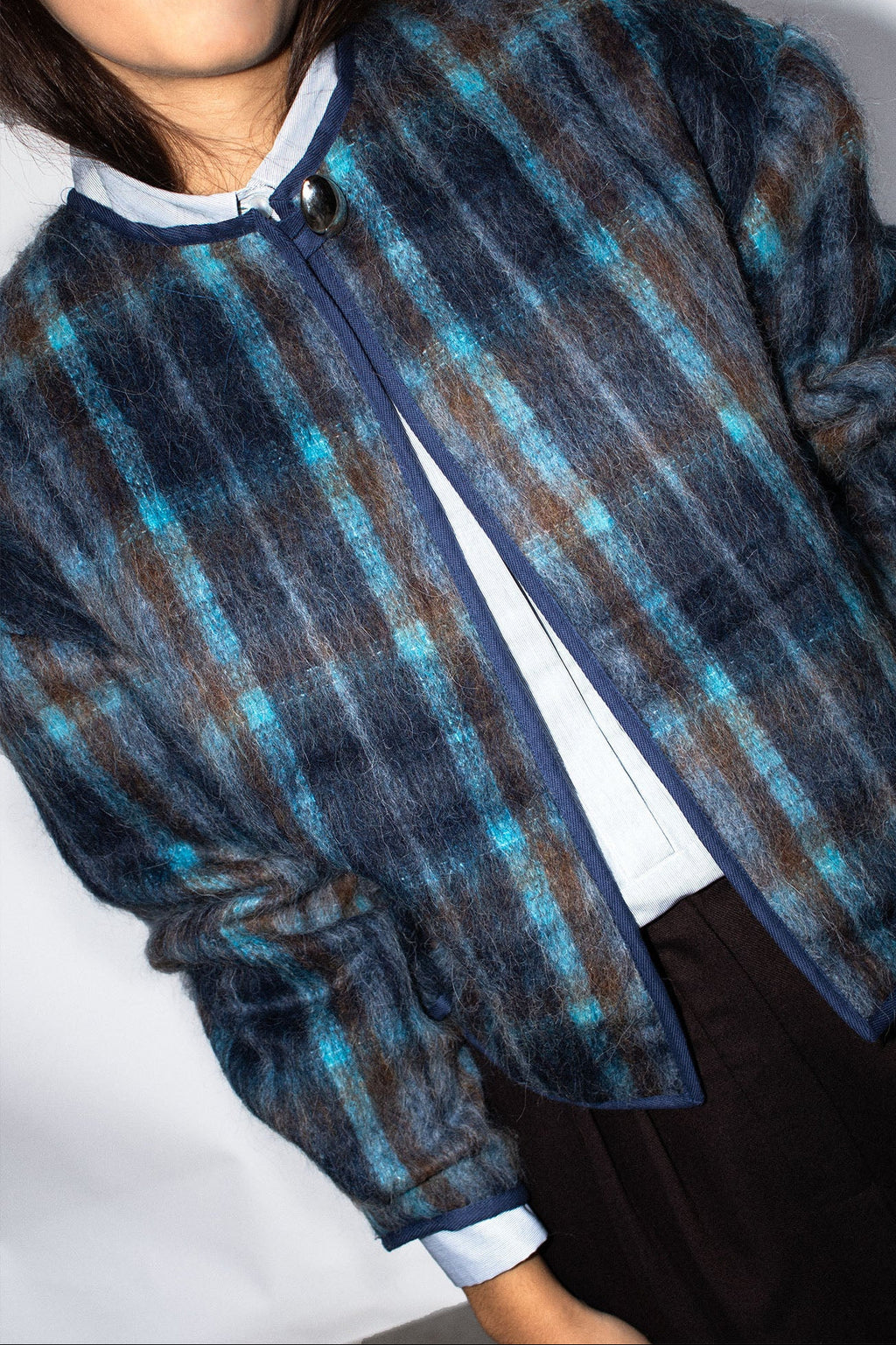 Vera Jacket Dusty Blue