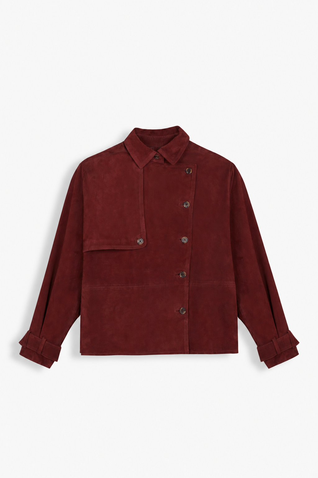 Leti Shirt Bordeaux Suede