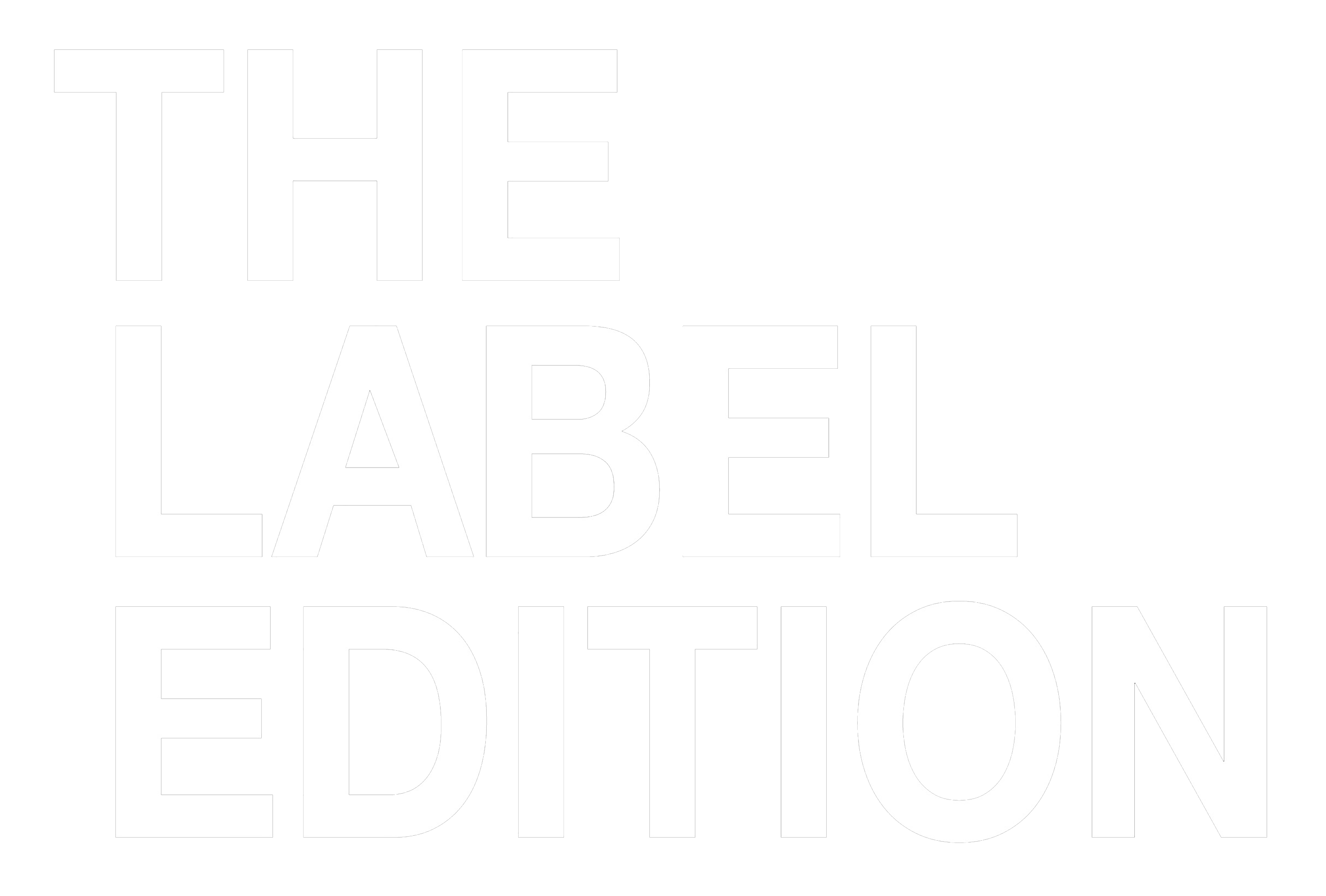 The Label Edition – THE LABEL EDITION