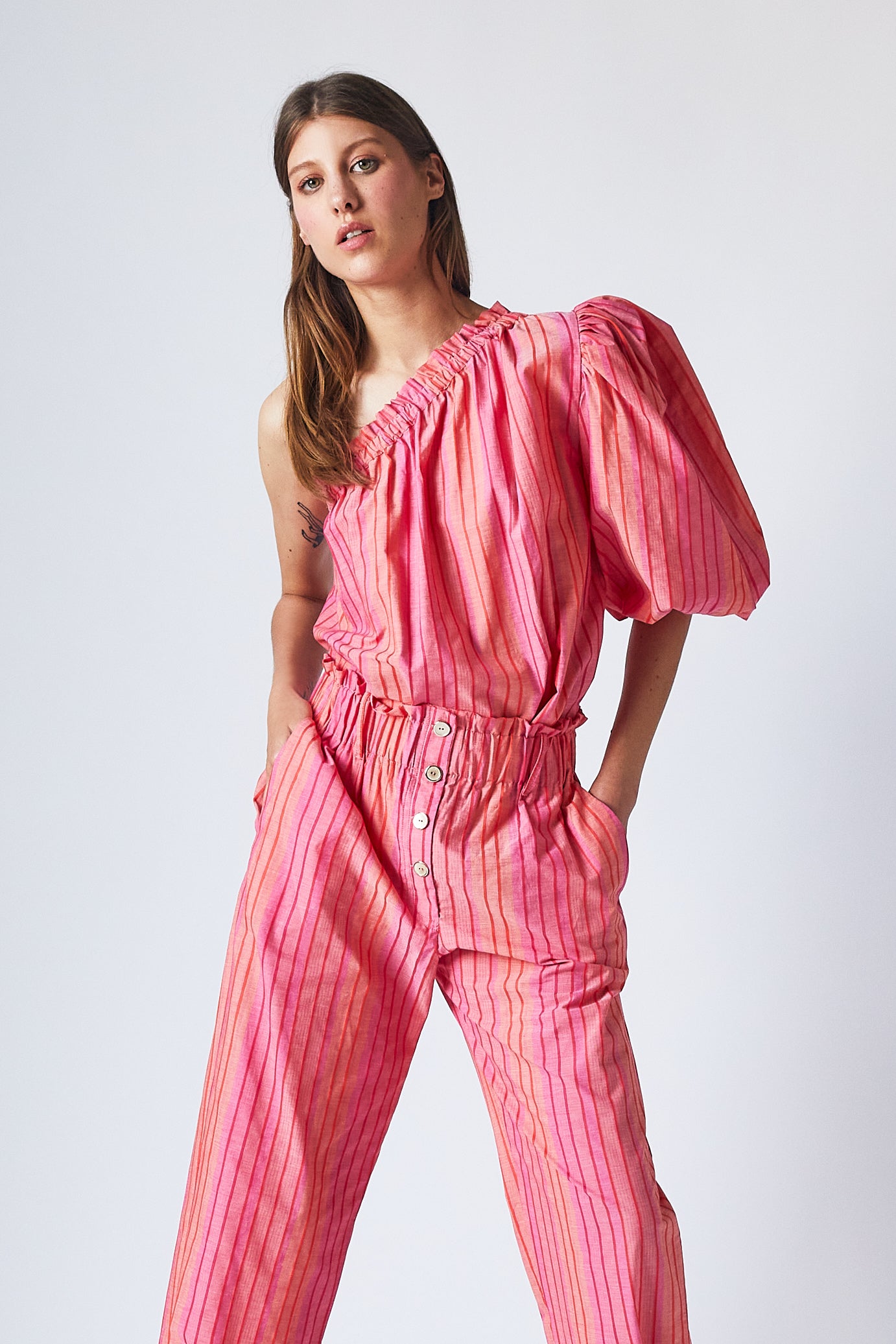 Thais Pants Hanoi Fuchsia