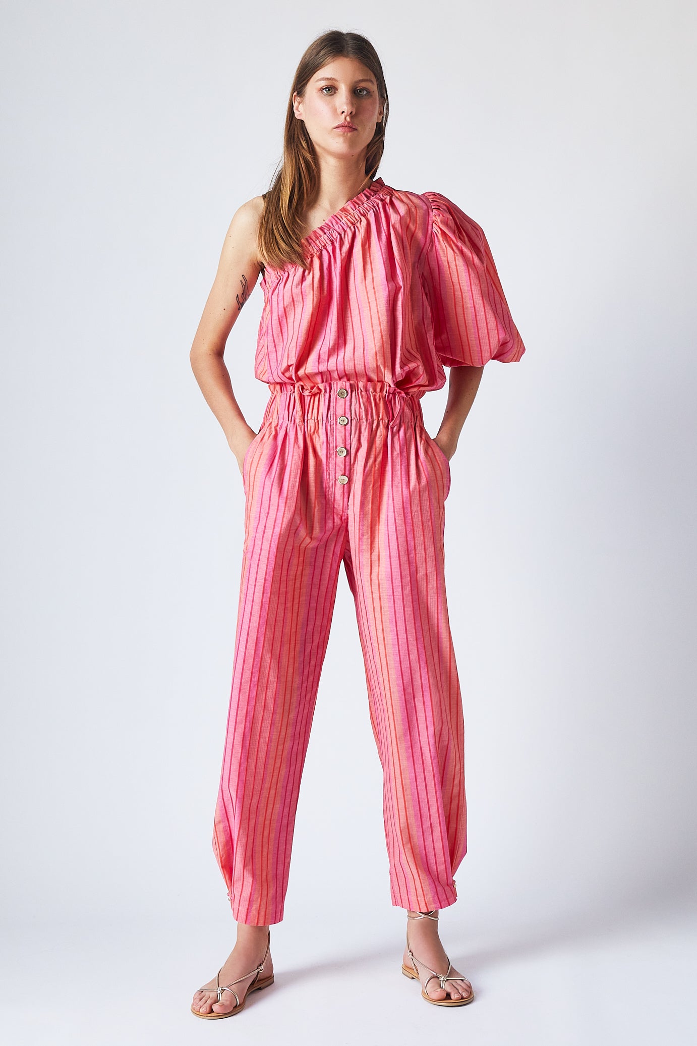 Thais Pants Hanoi Fuchsia