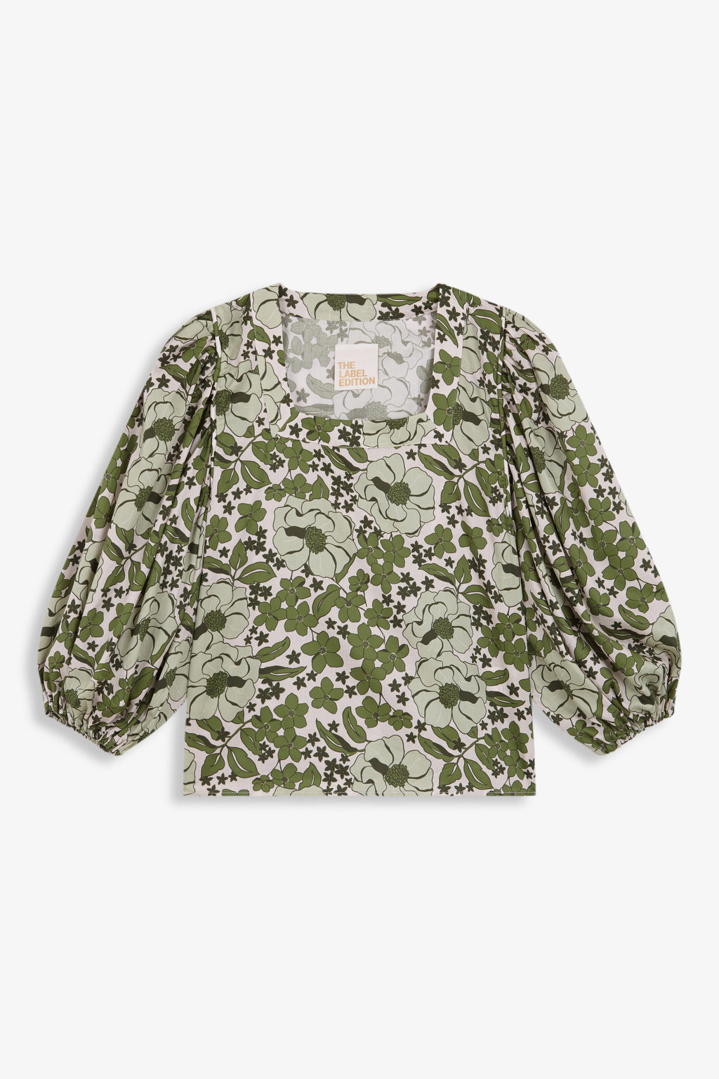 Peggy Top Green Bloom