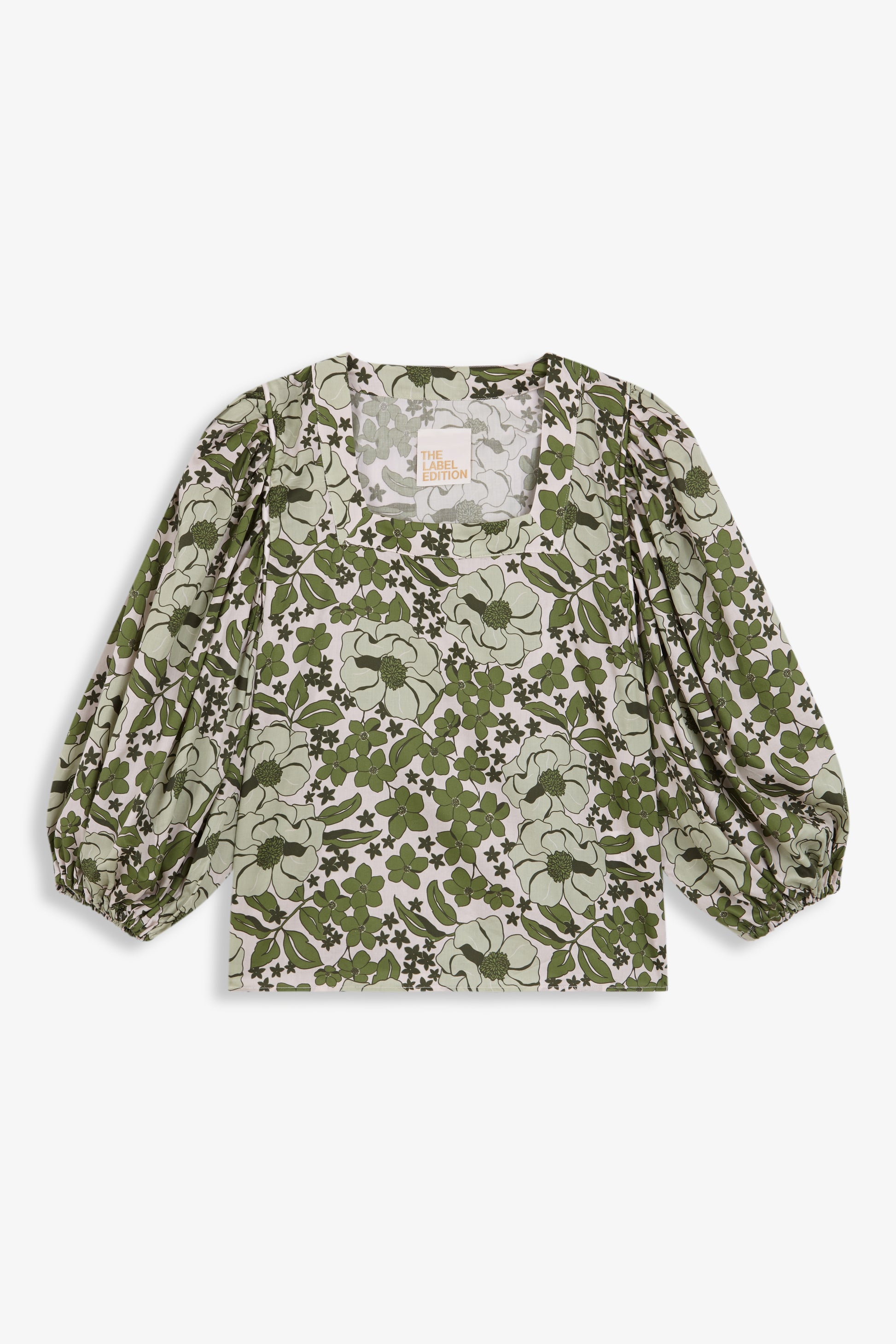 Peggy Top Green Bloom