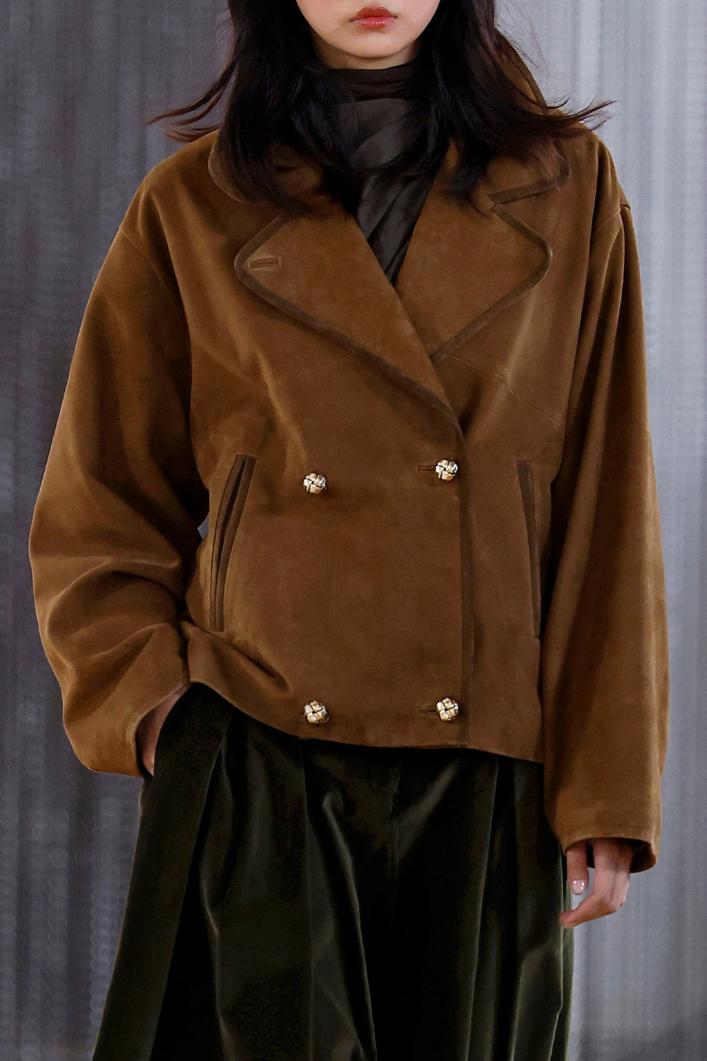Bruno Jacket Caramel Suede