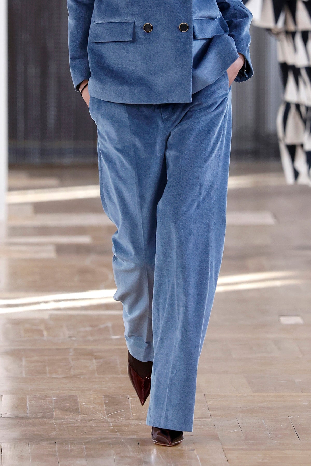 Louise Tailoring Pants Imperial Velvet