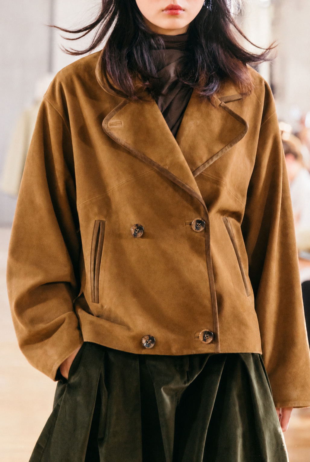 Bruno Jacket Caramel Suede