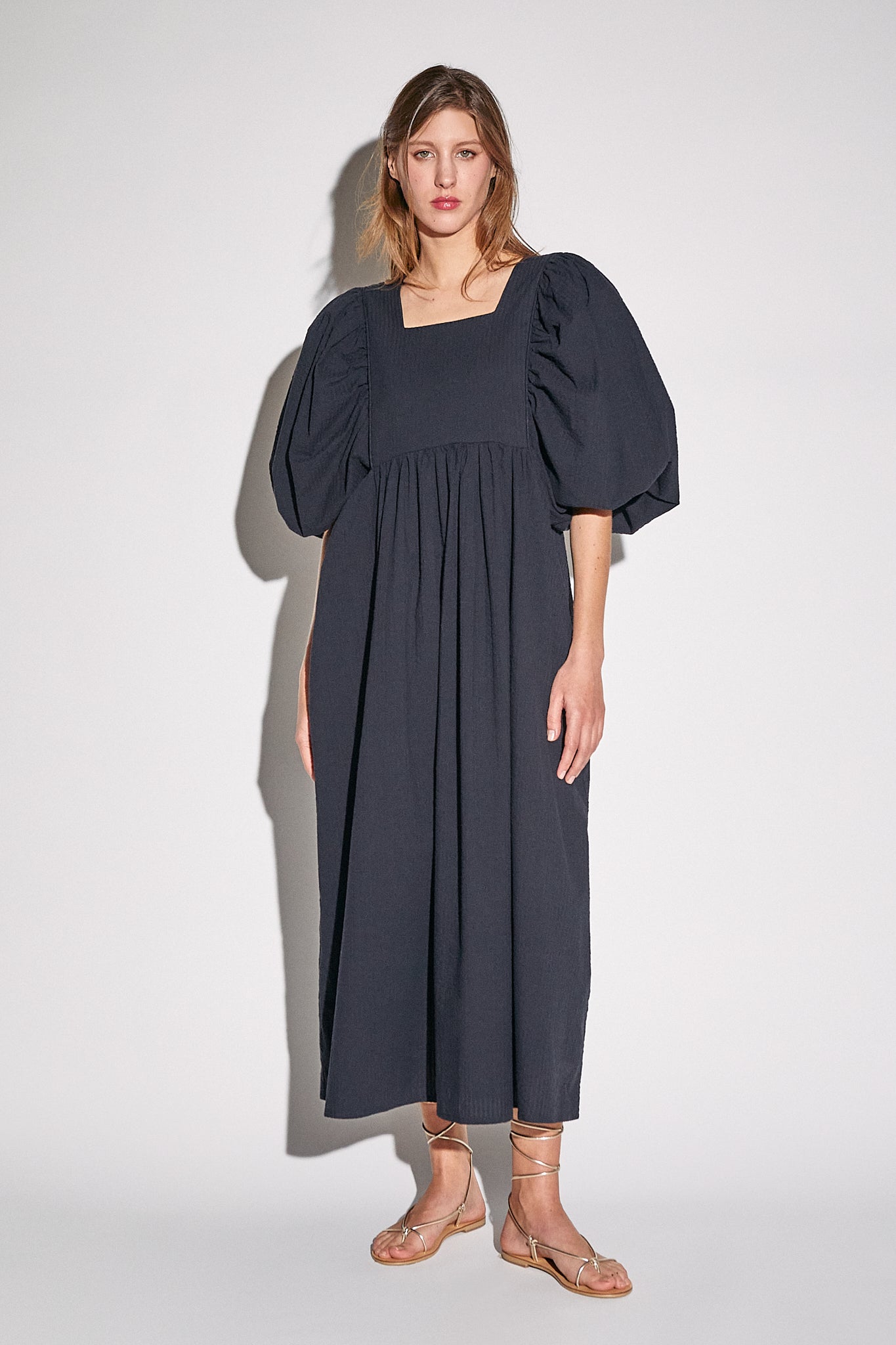 Peggy Dress Ash – THE LABEL EDITION