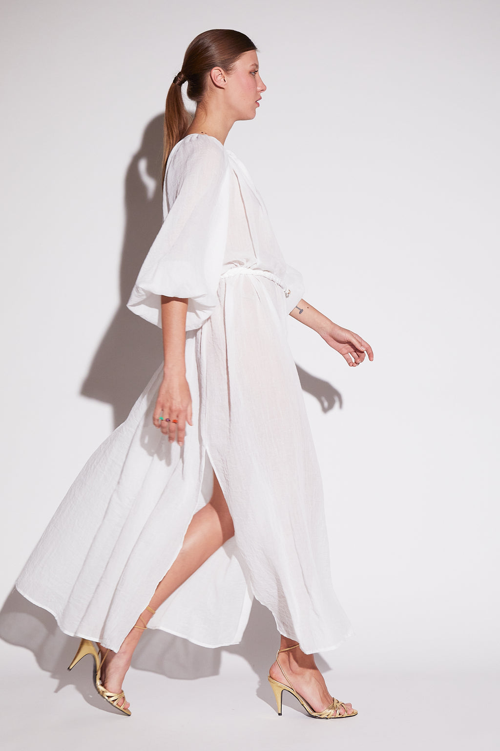 Alma Dress White Bambula