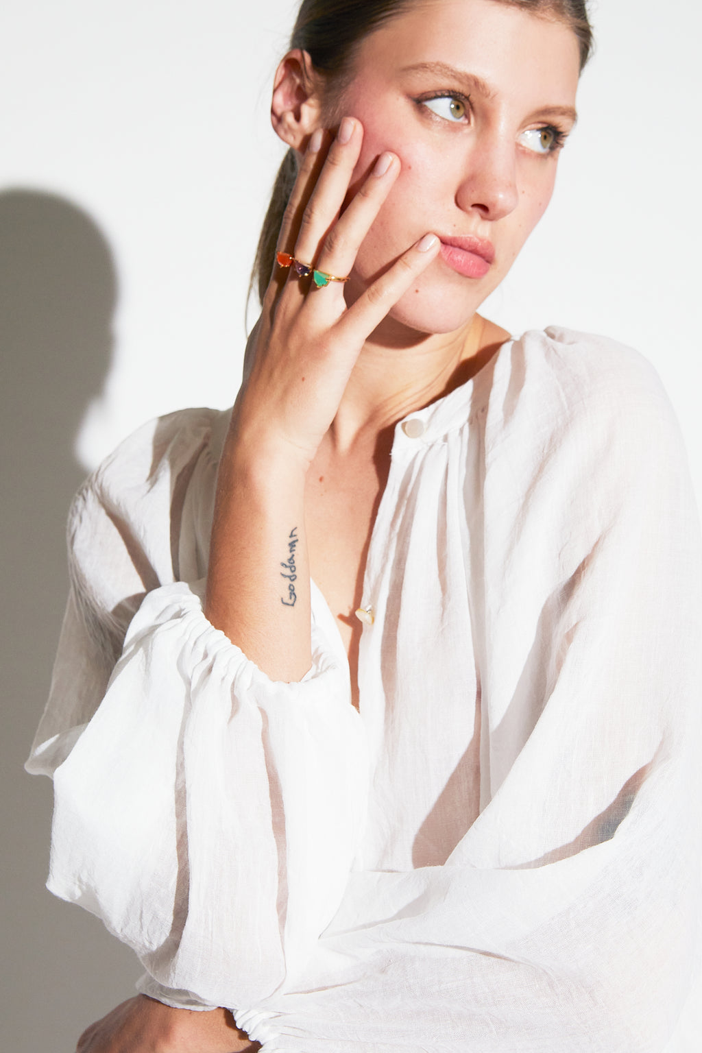 Alma Dress White Bambula