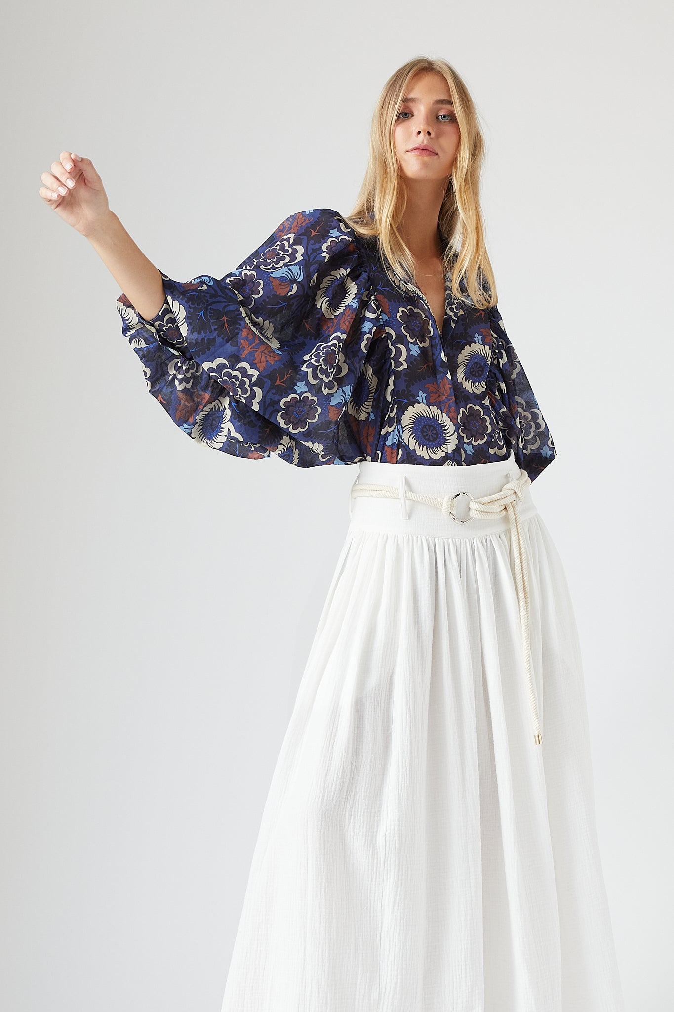 Celeste Blouse Persian – THE LABEL EDITION