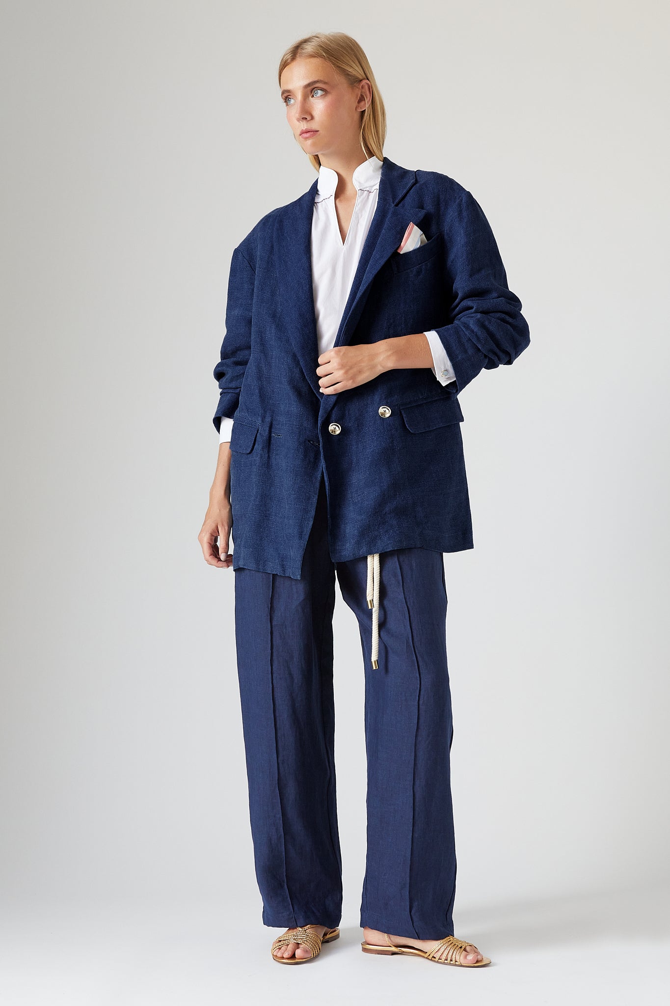 Zackary Blazer Indigo