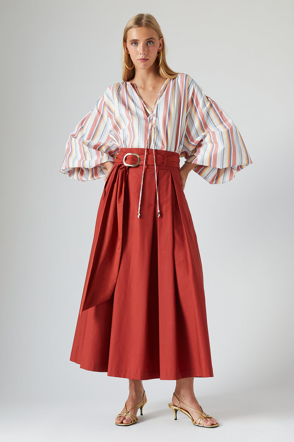 Carlota Skirt Terracota_01