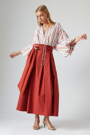 Carlota Skirt Terracota