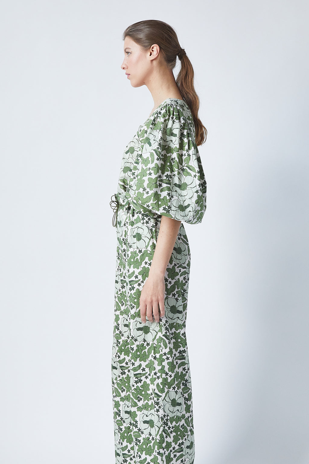 Peggy Top Green Bloom
