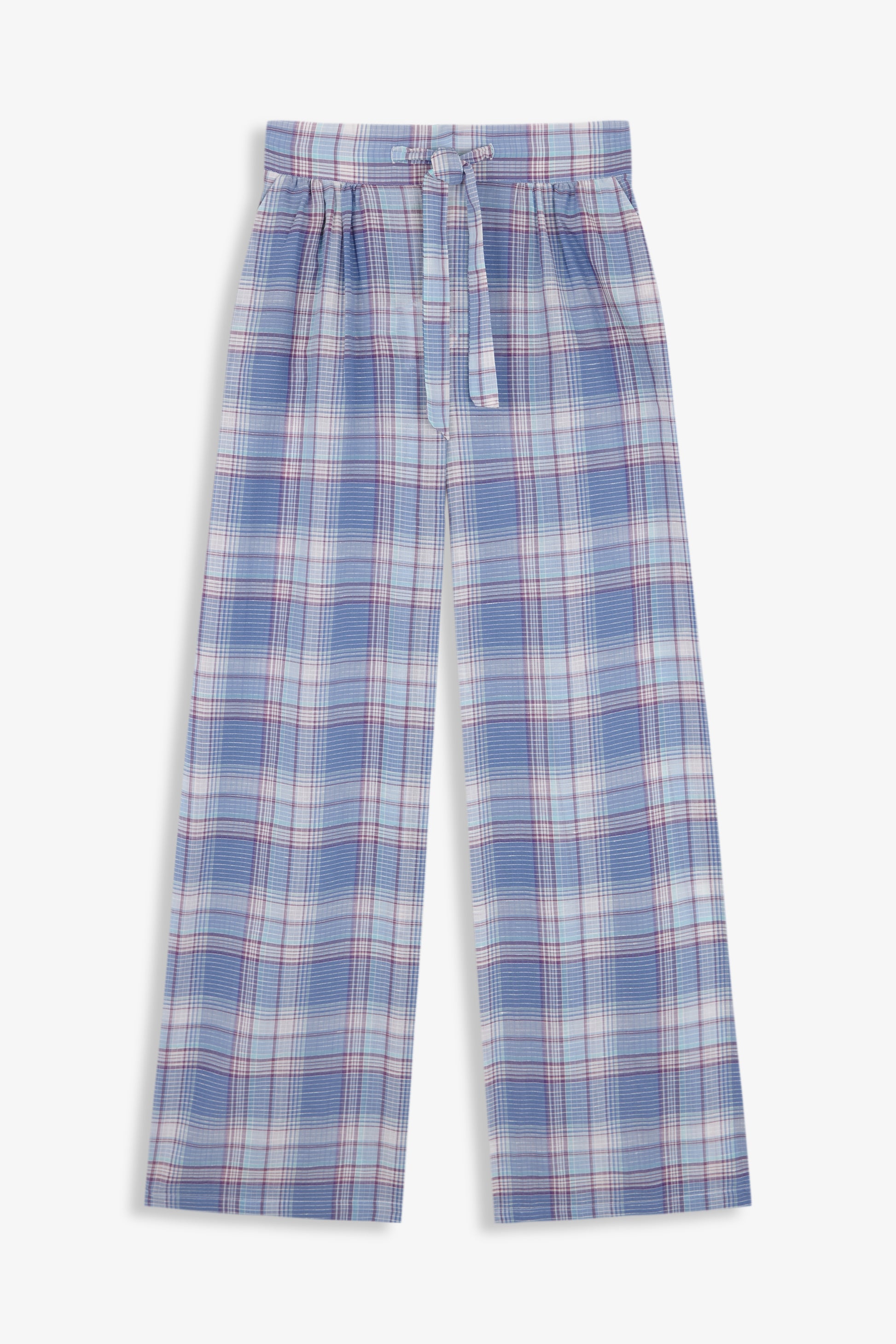 Thalia Pants Blue Checks