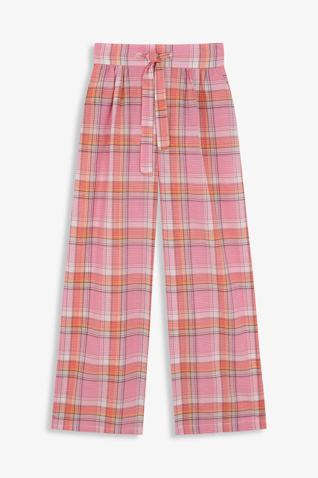 Thalia Pants Pink Checks