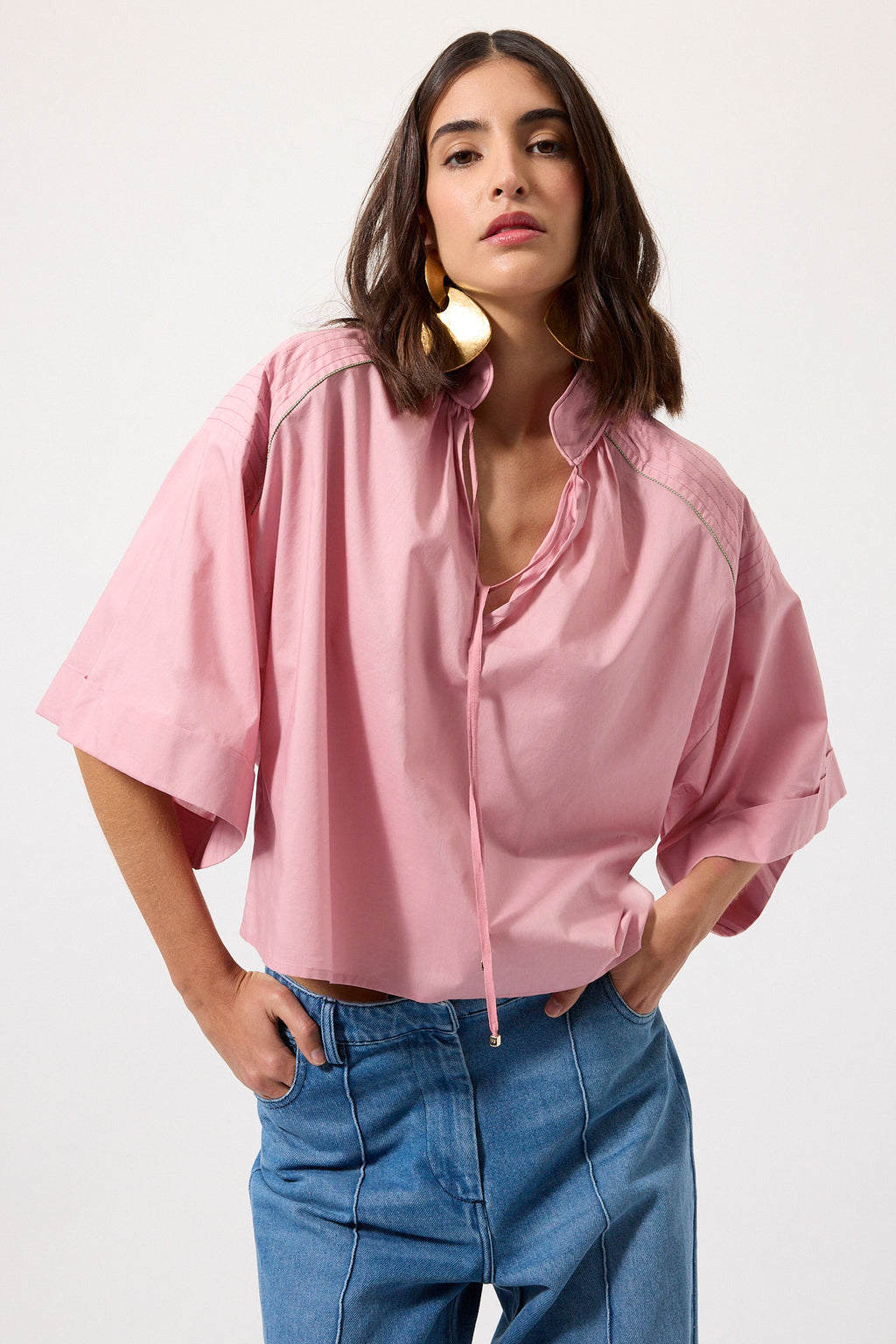 Sofia Top Dusty Pink